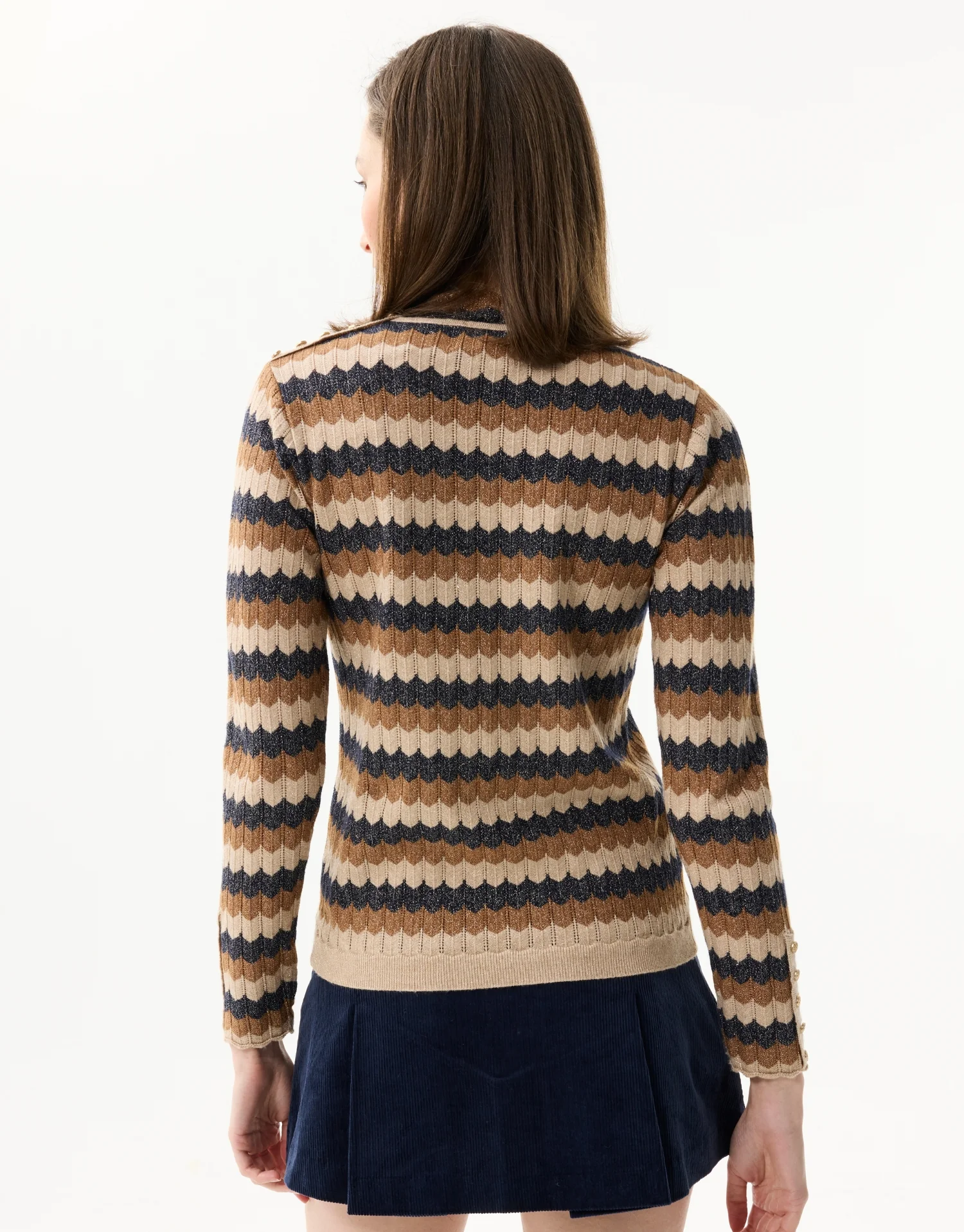 Pull rayures scintillantes - Image 4