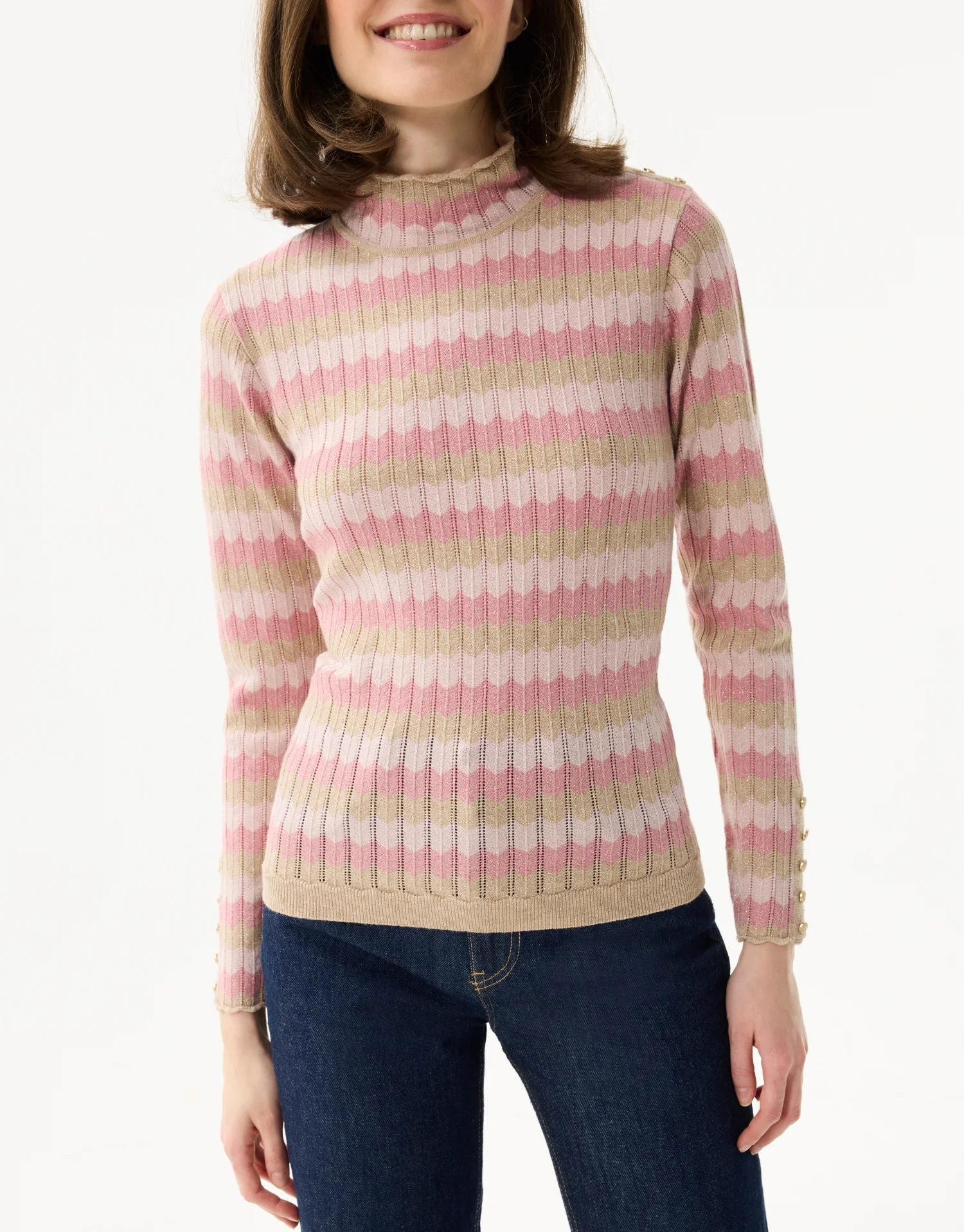 Pull rayures scintillantes - Image 9