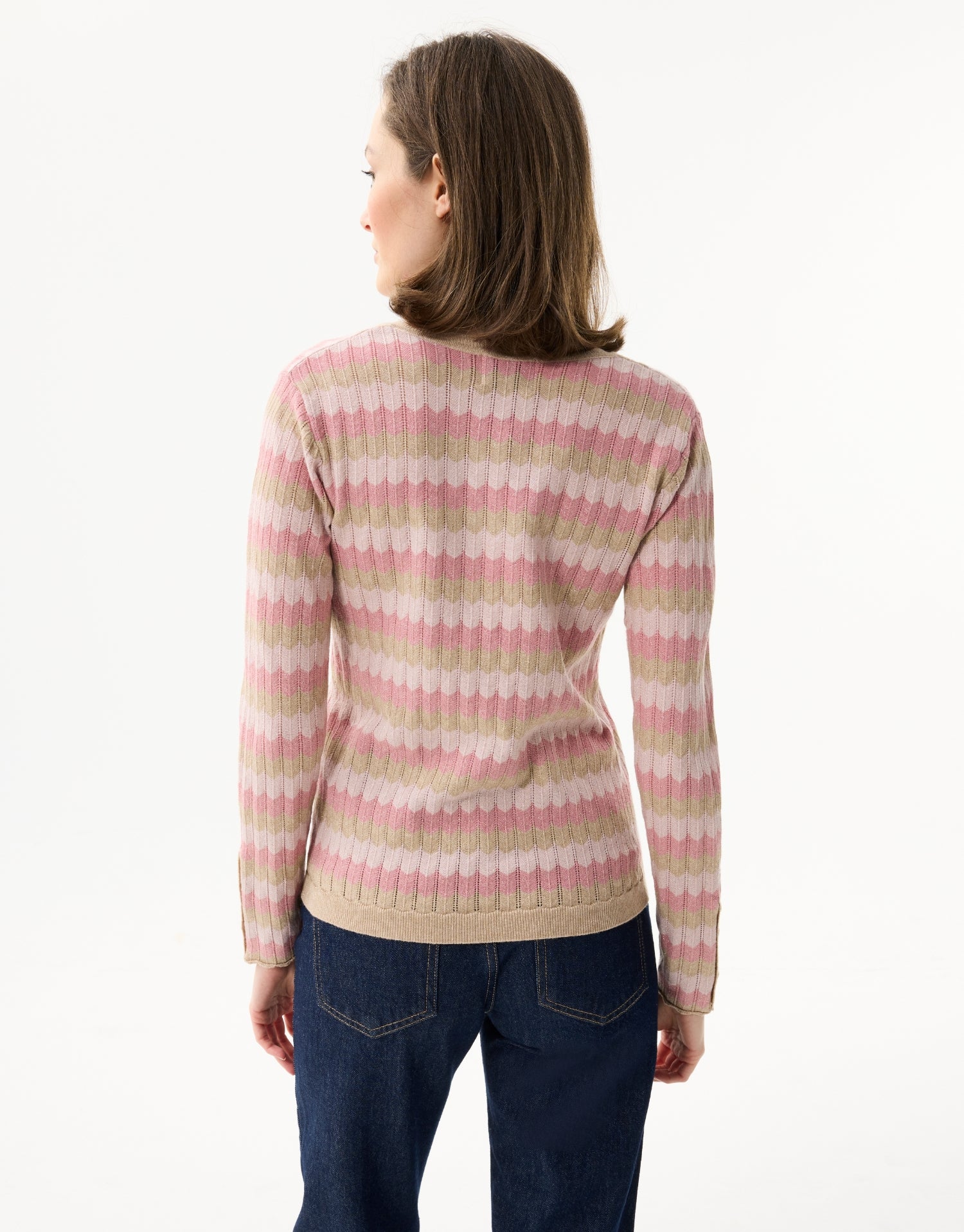 Pull col V rayures - Image 5