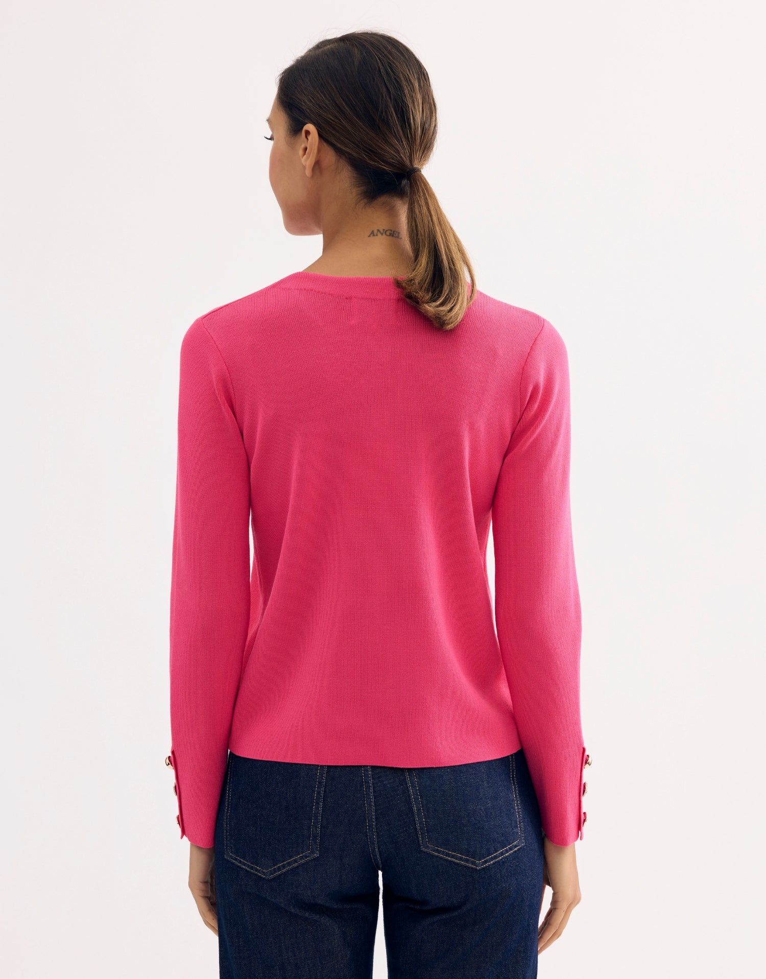 Cardigan chic à boutons bijoux - Image 8