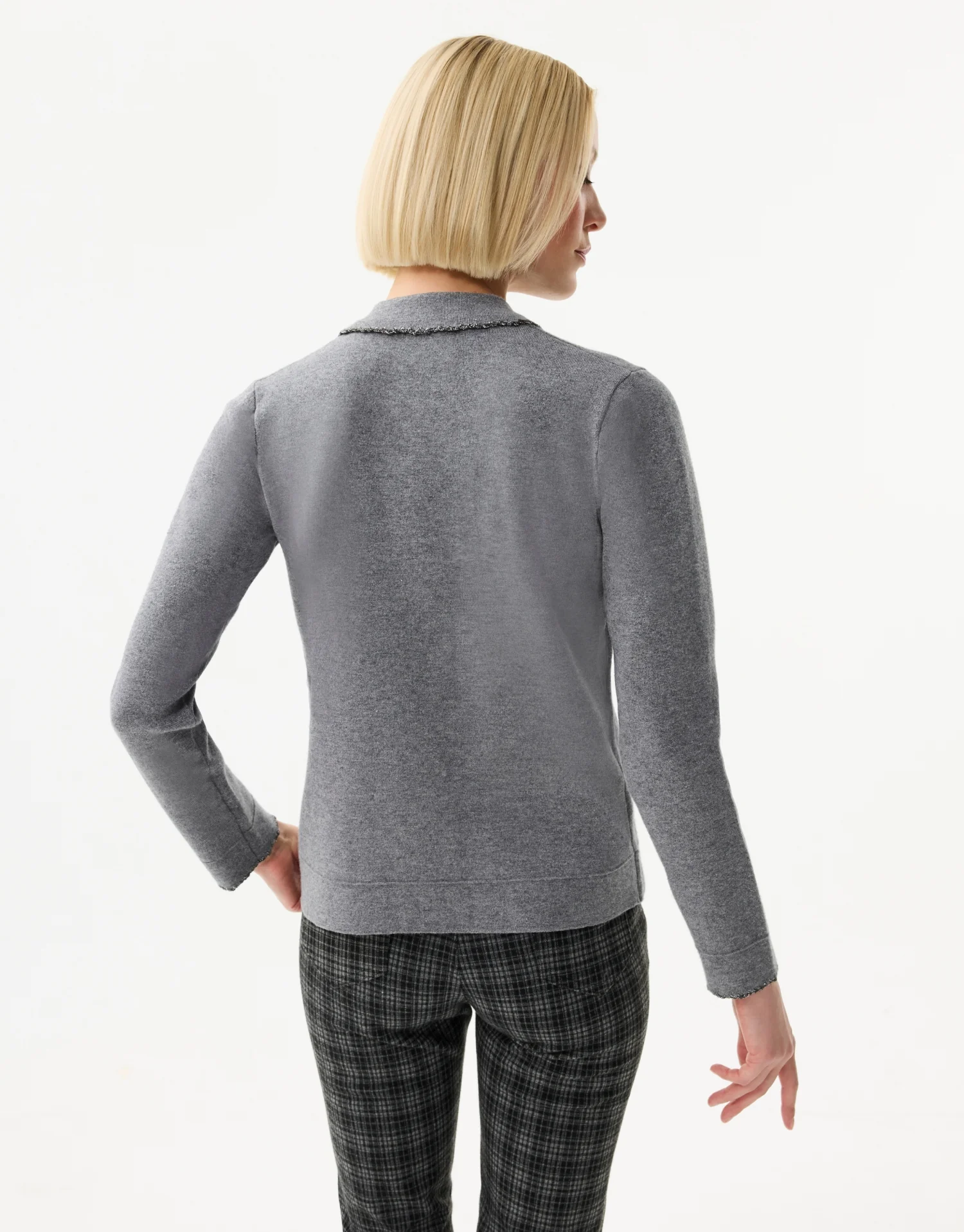 Cardigan chic à poches plaquées - Image 3