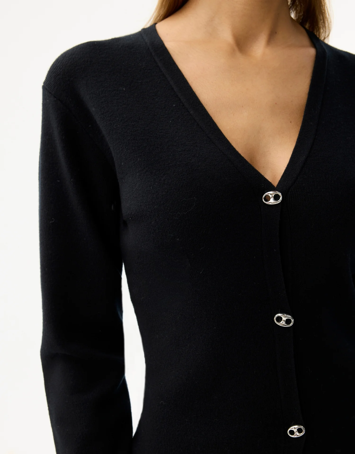 Cardigan chic col V - Image 11