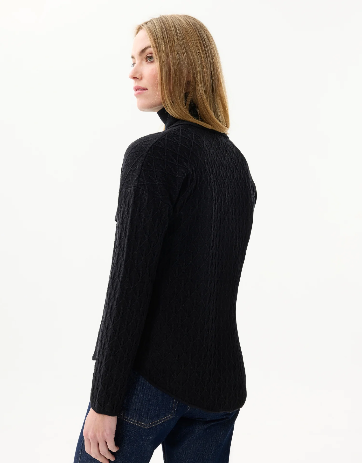 Cardigan texturé à boutons dorés - Image 8