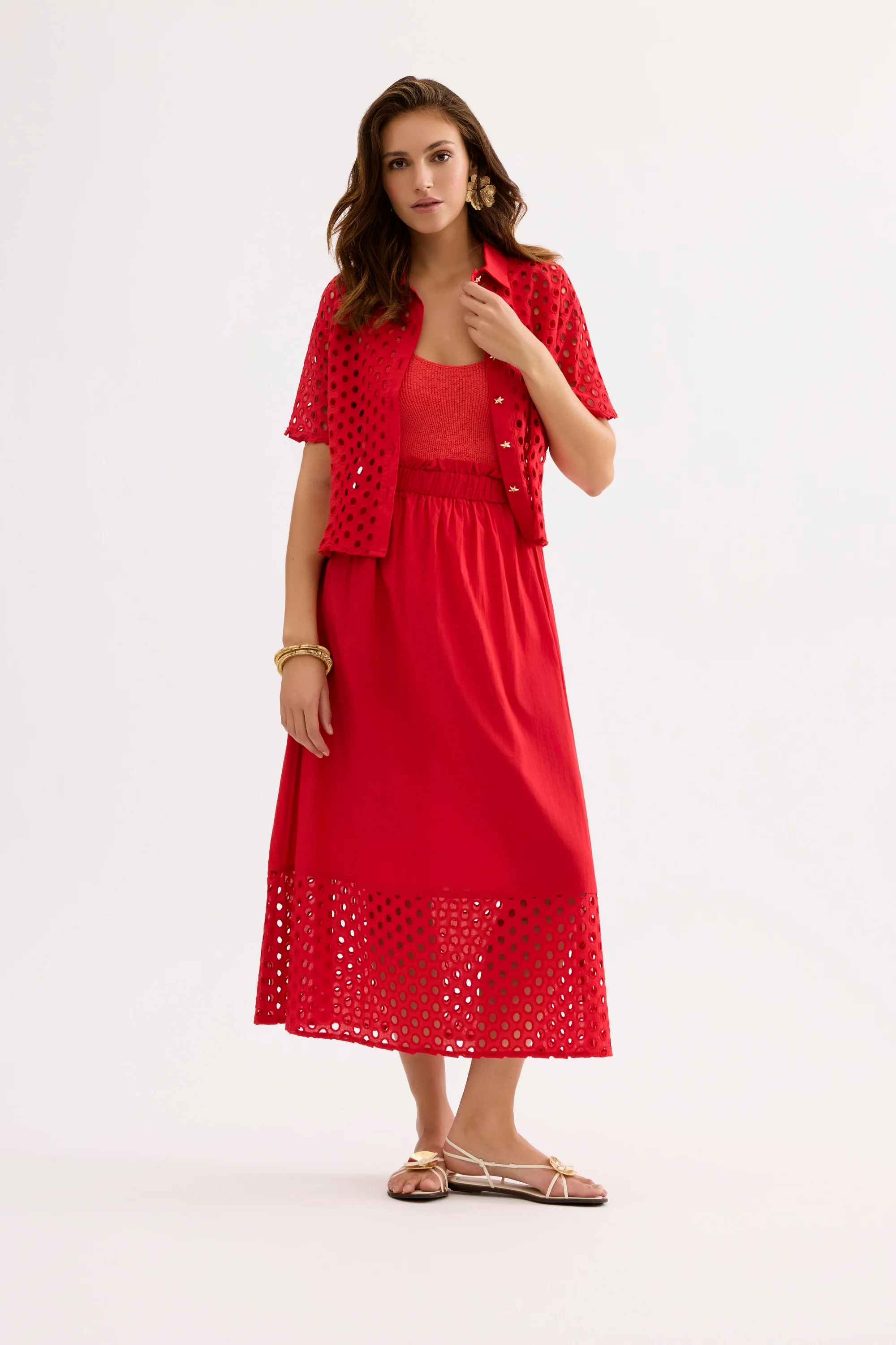 Chemise ajourée manches courtes - Image 10
