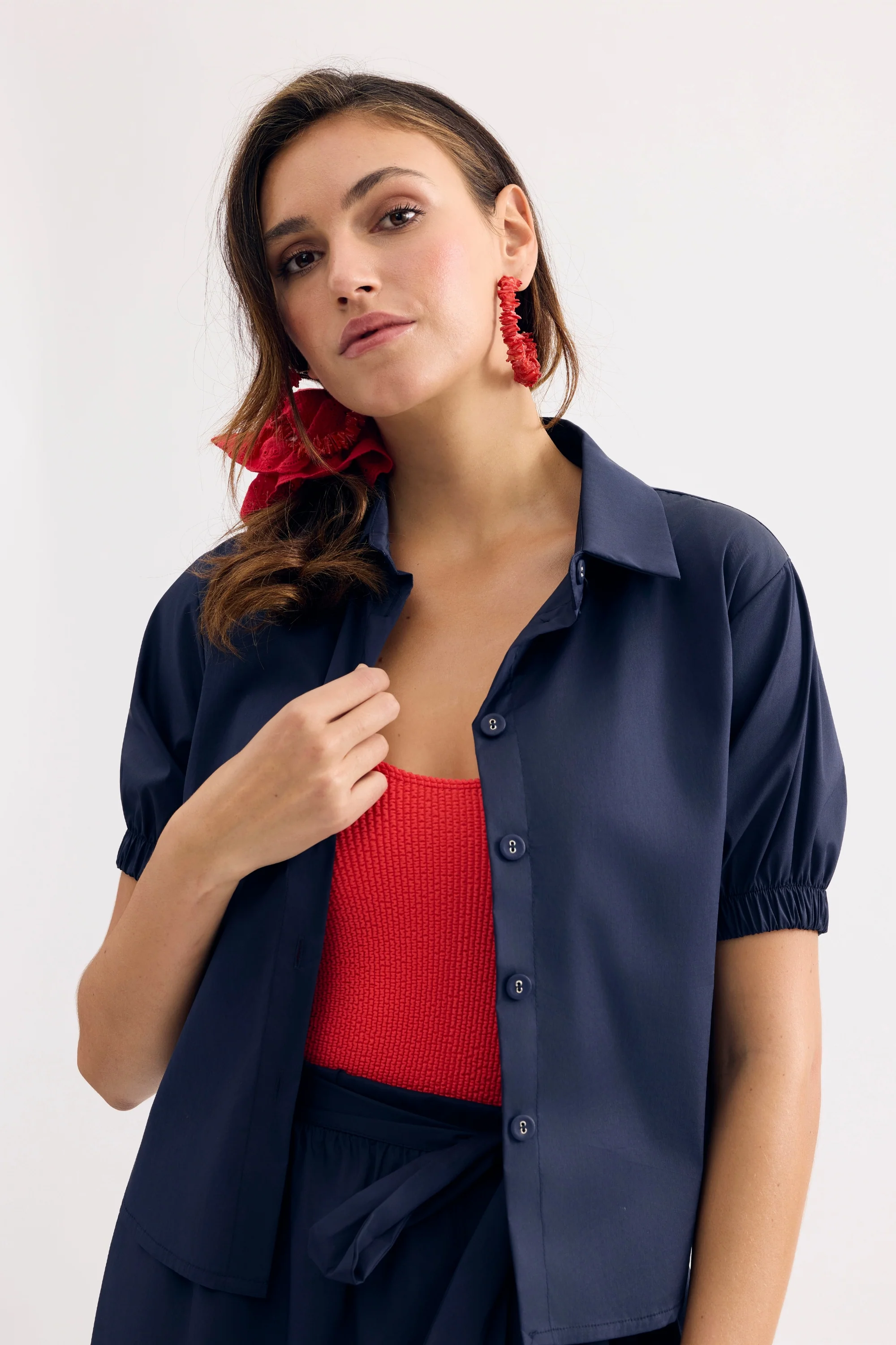 Chemise ajustée manches courtes - Image 5