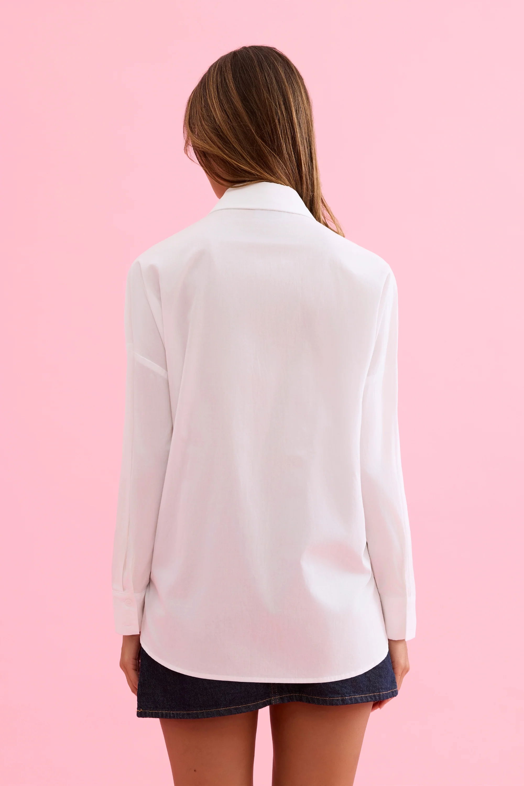 Chemise blanche détails strass - Image 4