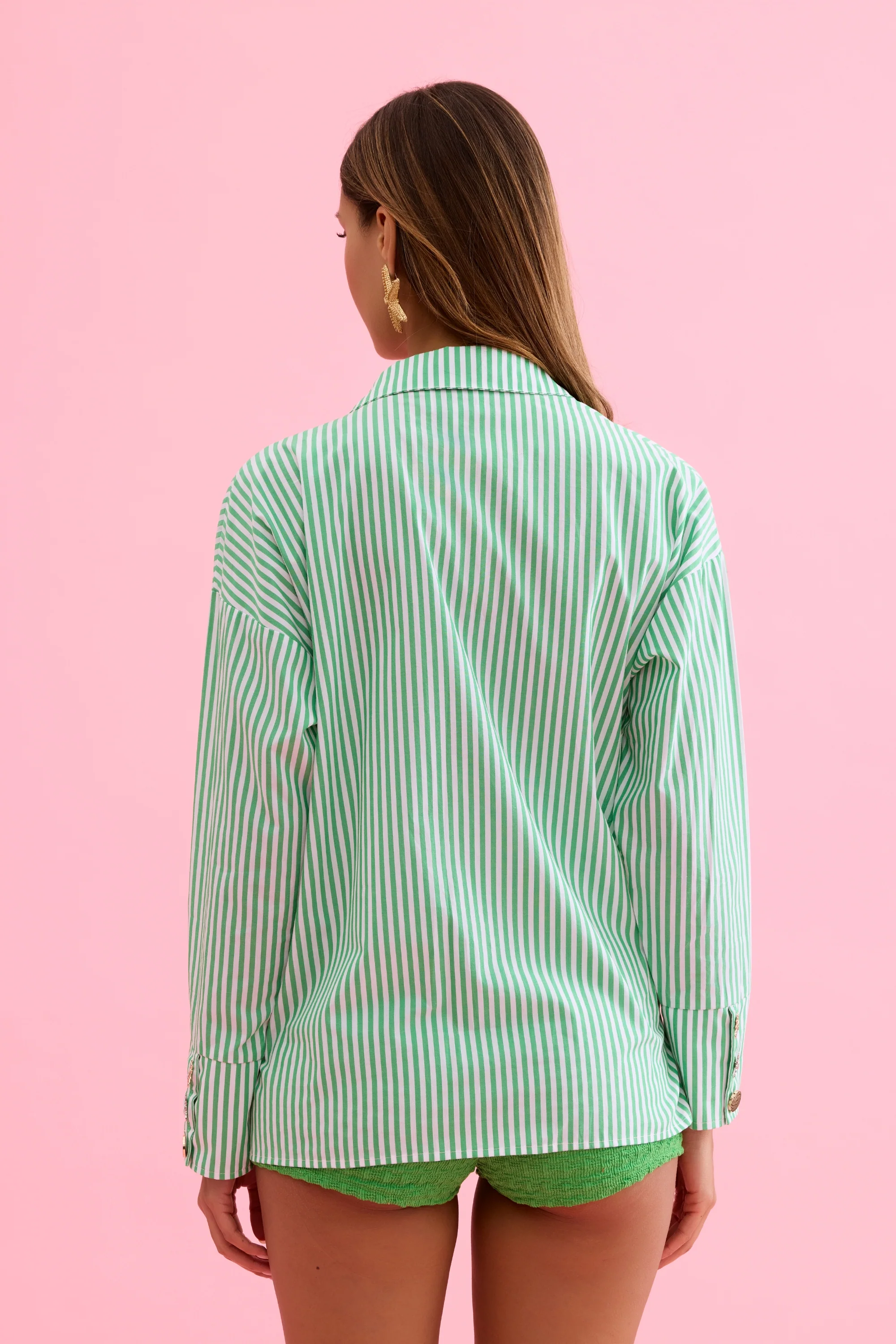 Chemise femme rayée élégante - Image 11