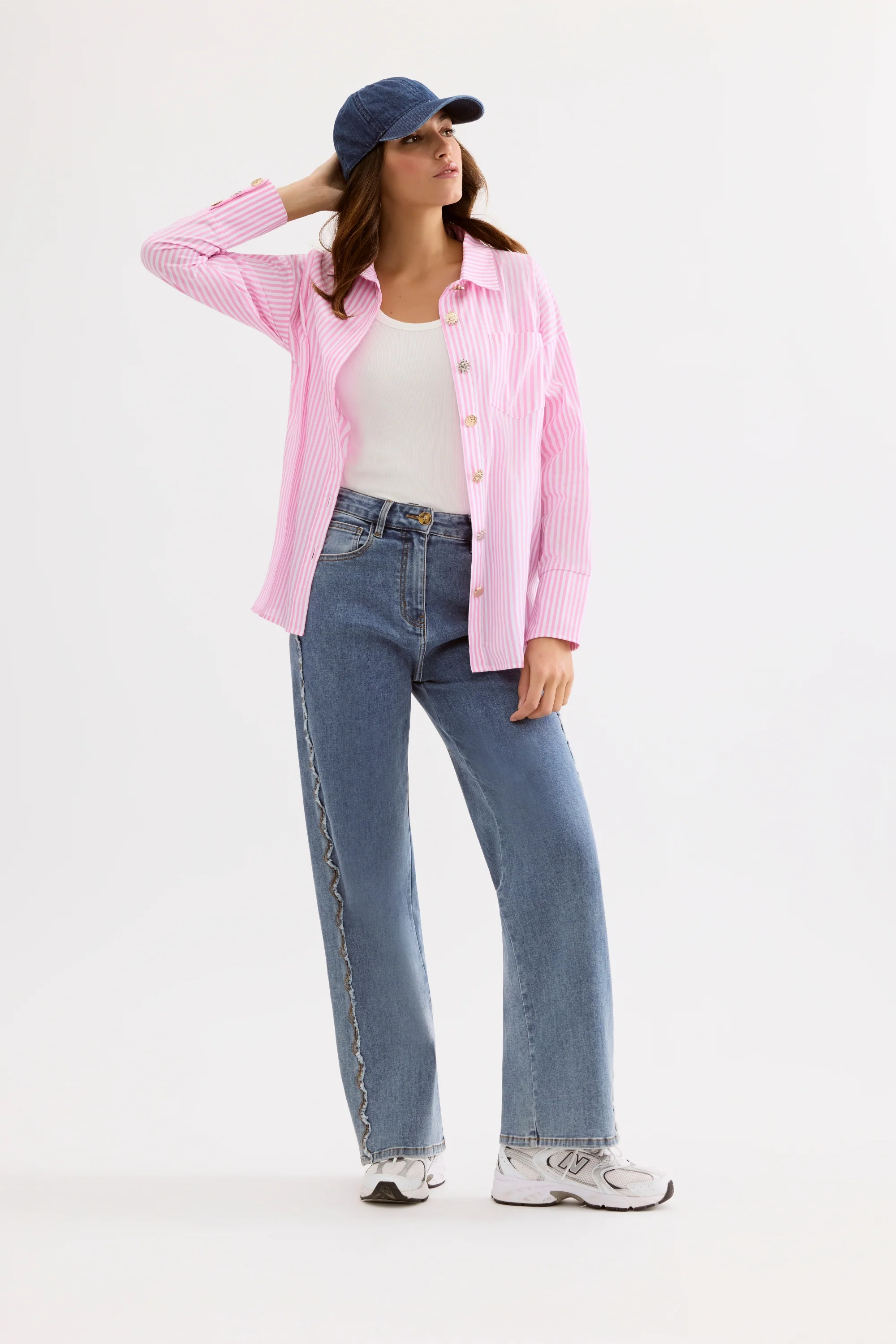 Chemise femme rayée élégante - Image 14