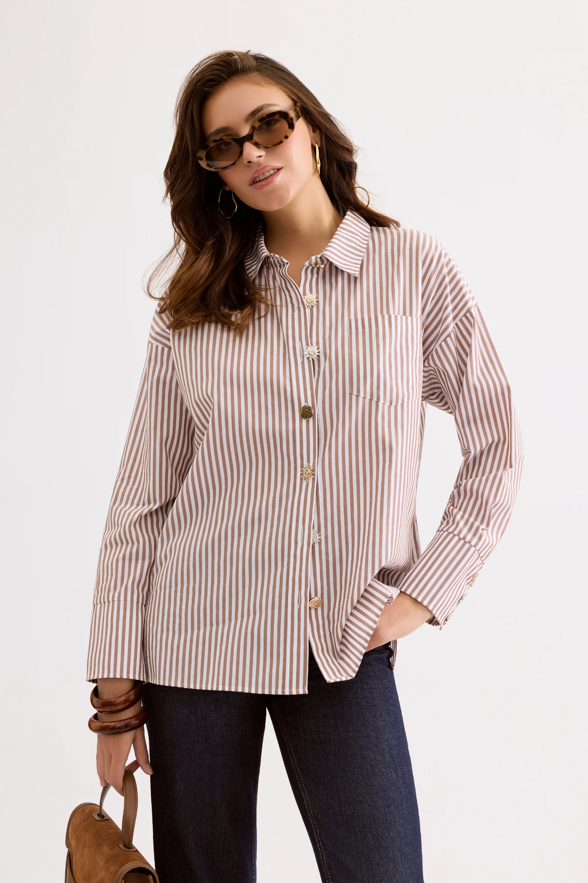 Chemise femme rayée élégante - Image 5