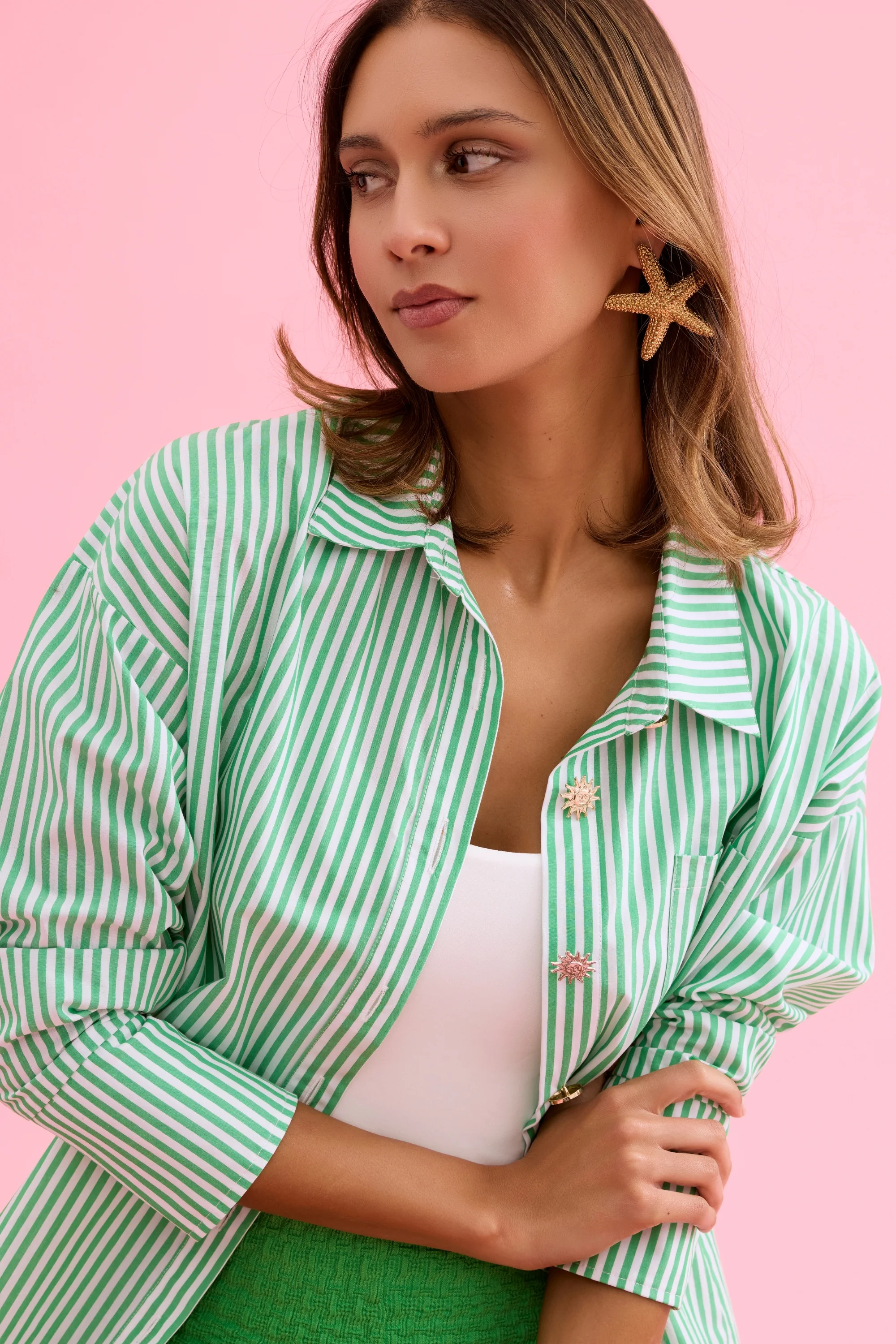 Chemise femme rayée élégante - Image 8