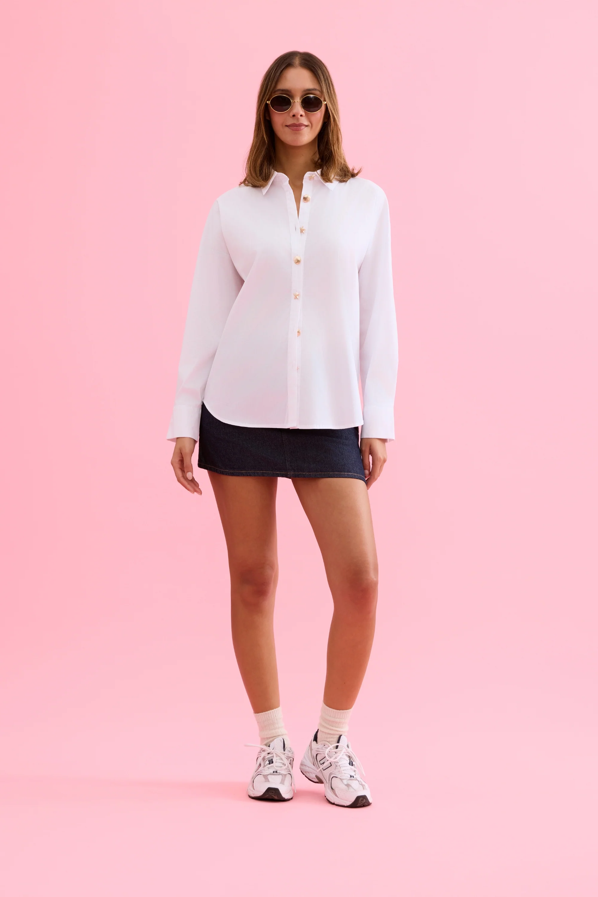 Chemise fluide à boutons bijou - Image 4