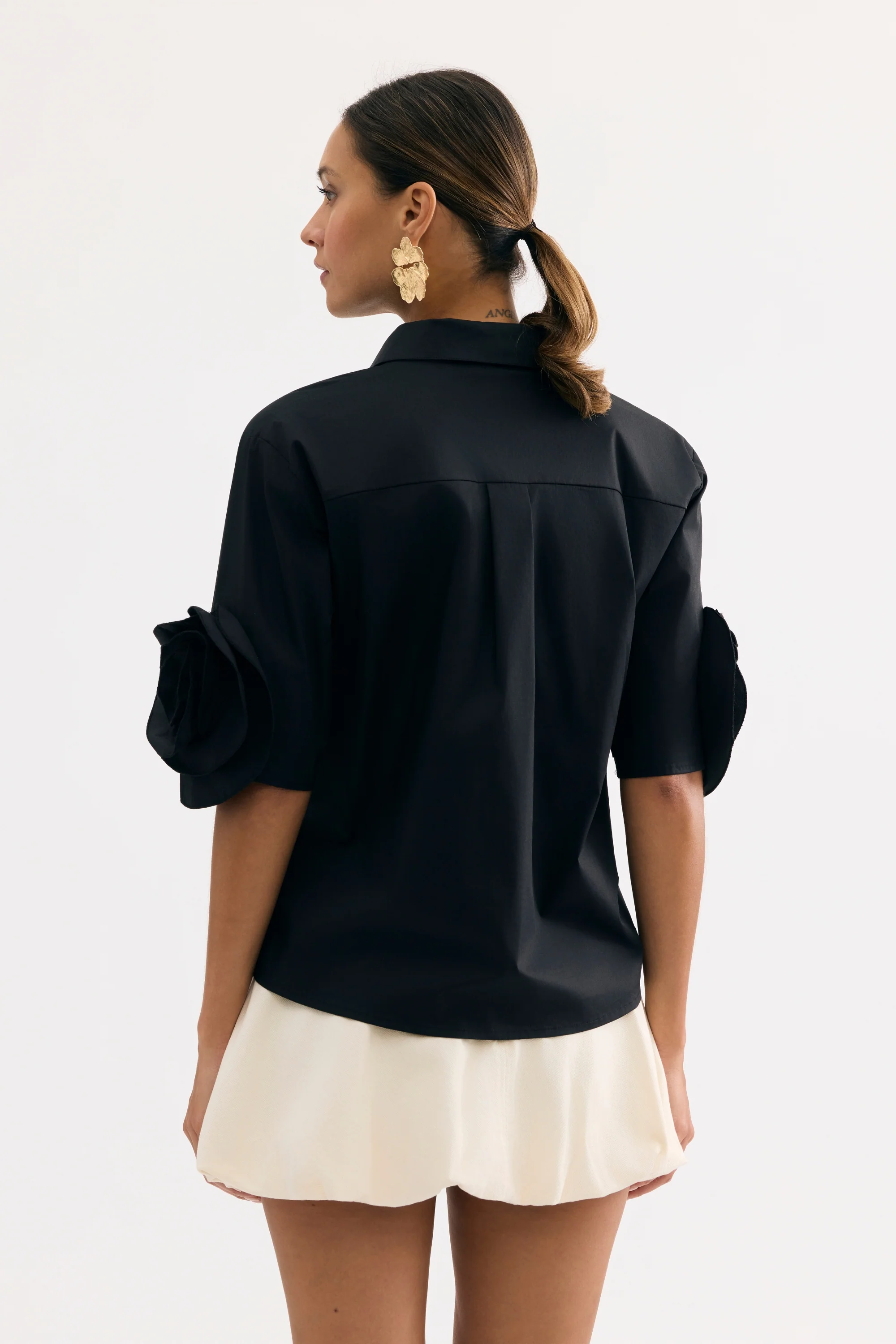 Chemise fluide manches courtes - Image 3