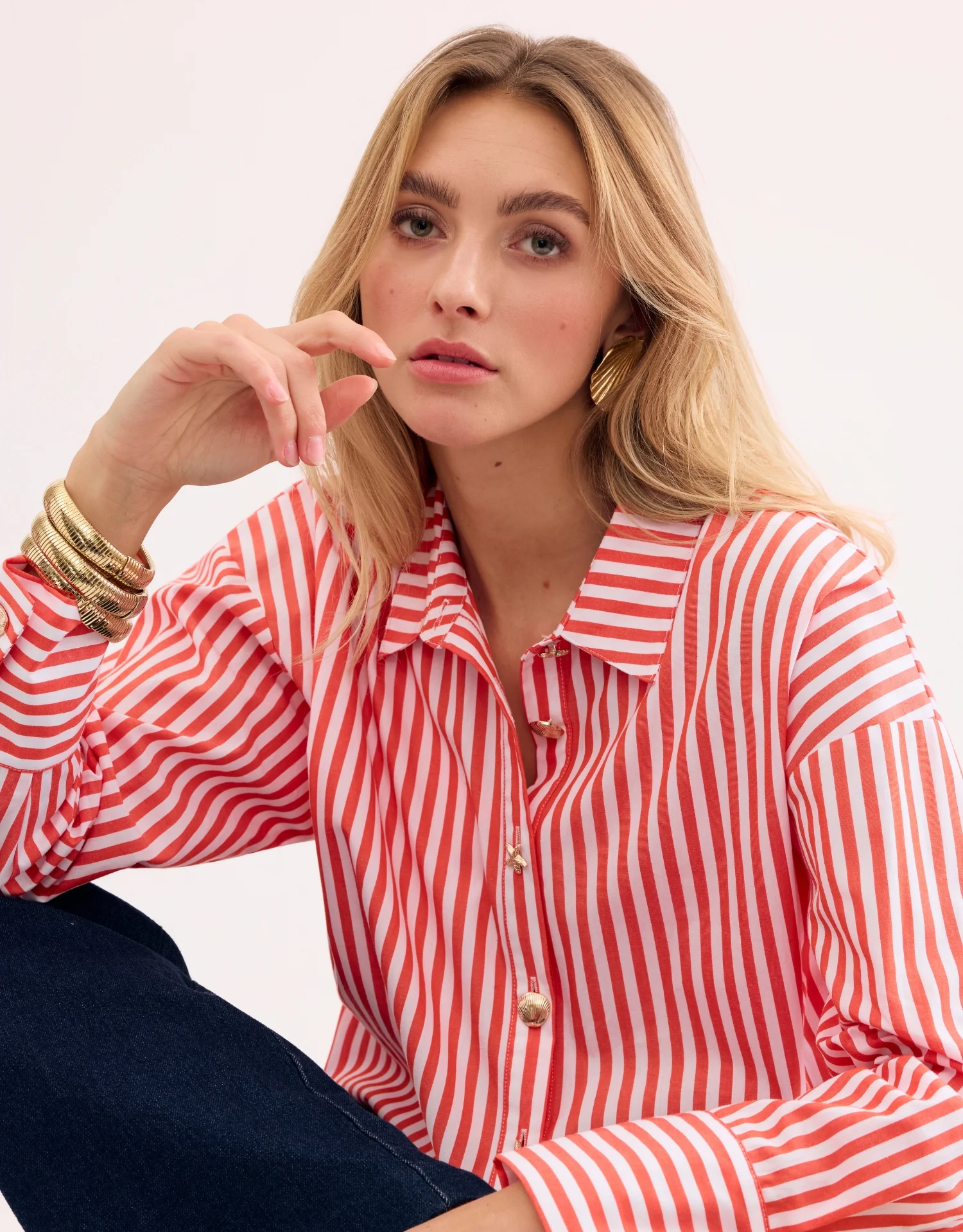 Chemise rayée en coton - Image 3