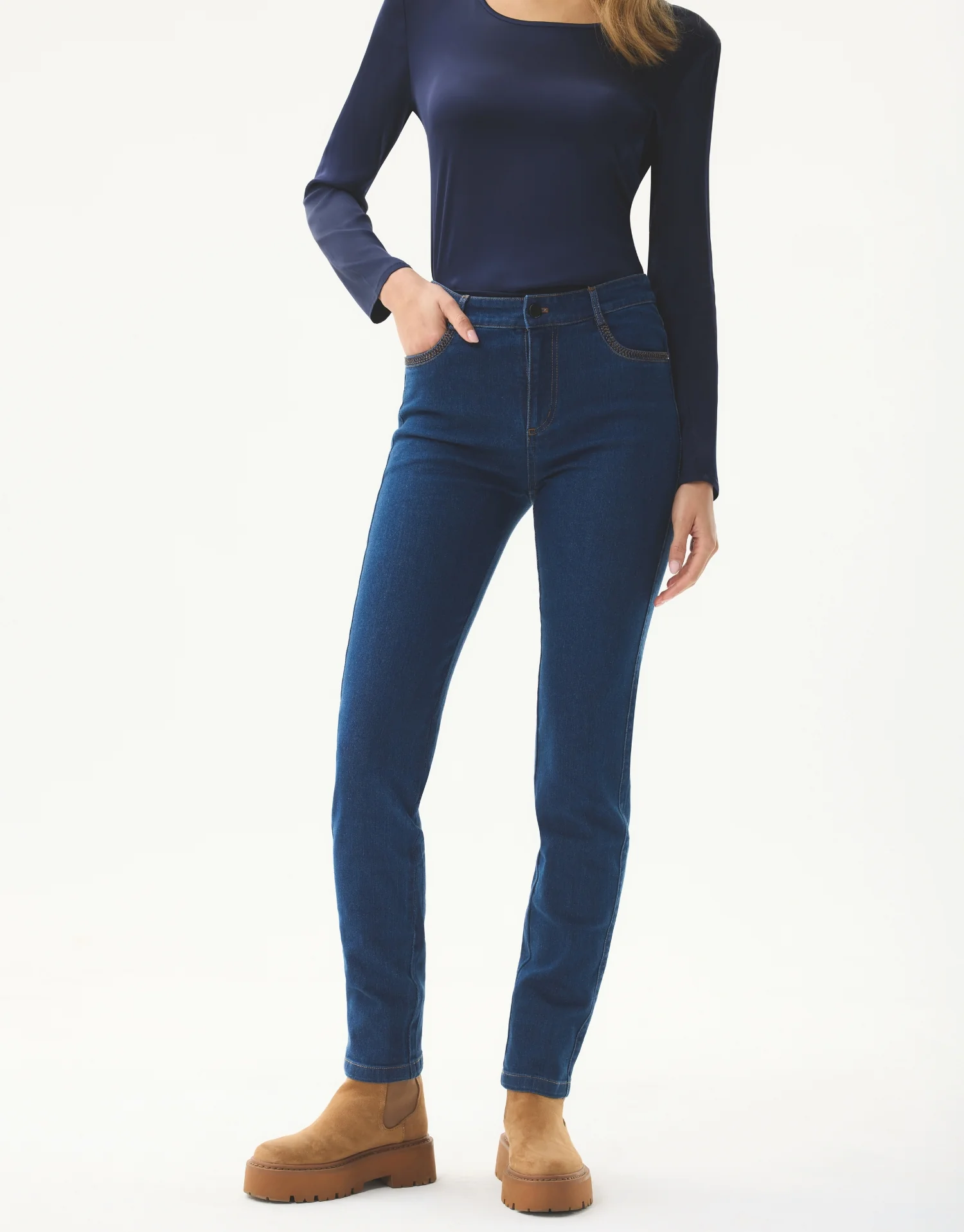 Jean droit stretch - Image 4