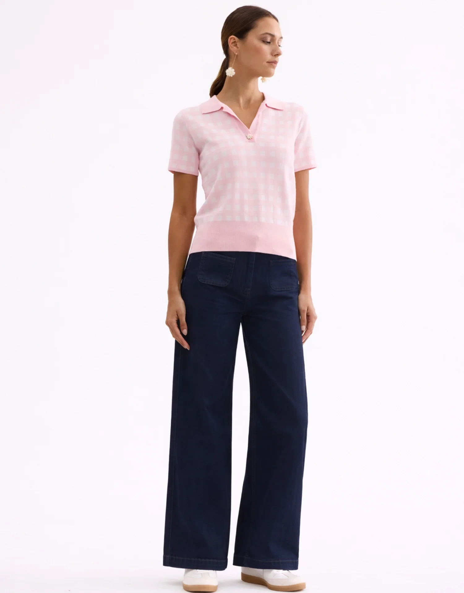 Jean large taille haute - Image 11