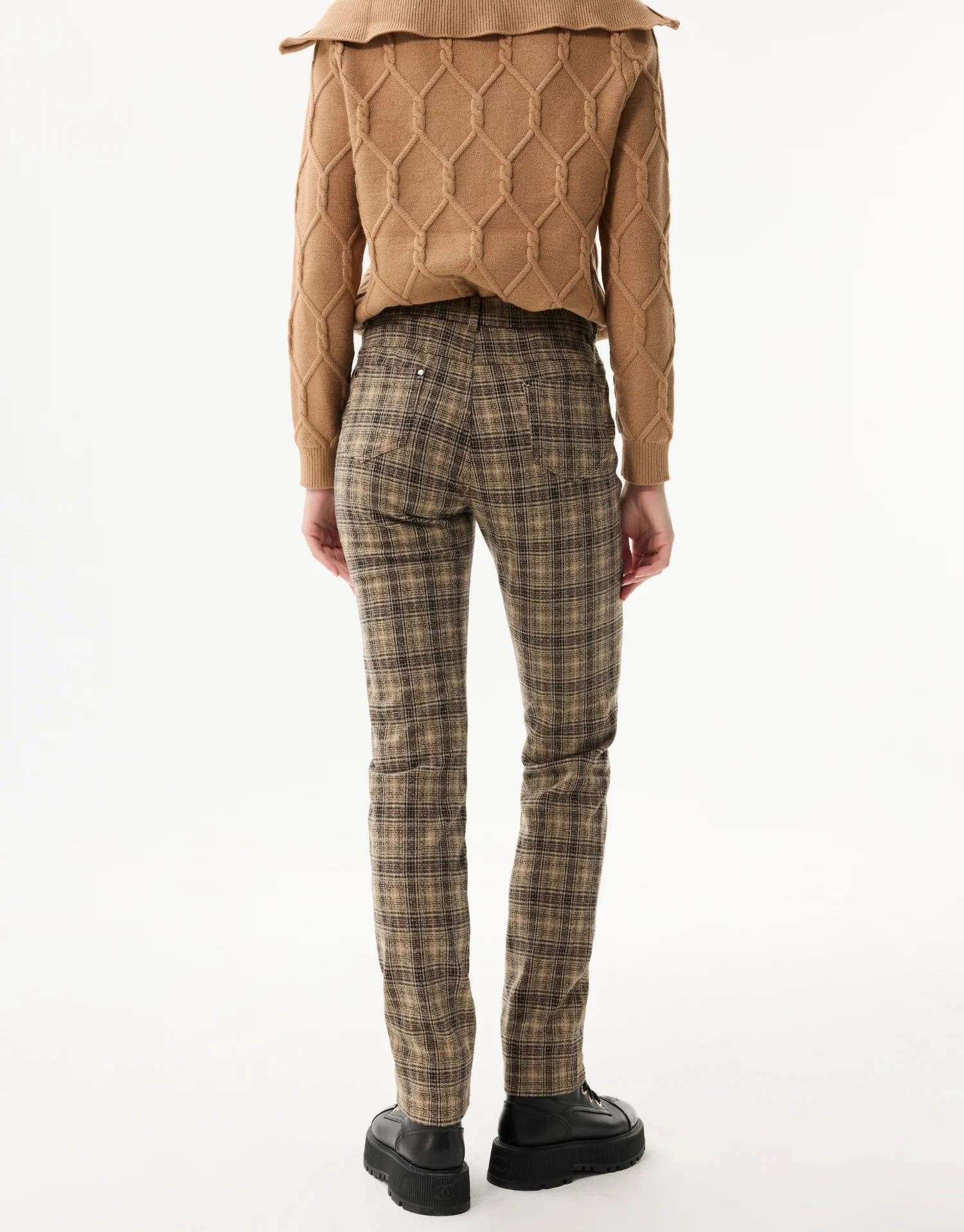 Pantalon à carreaux slim - Image 3