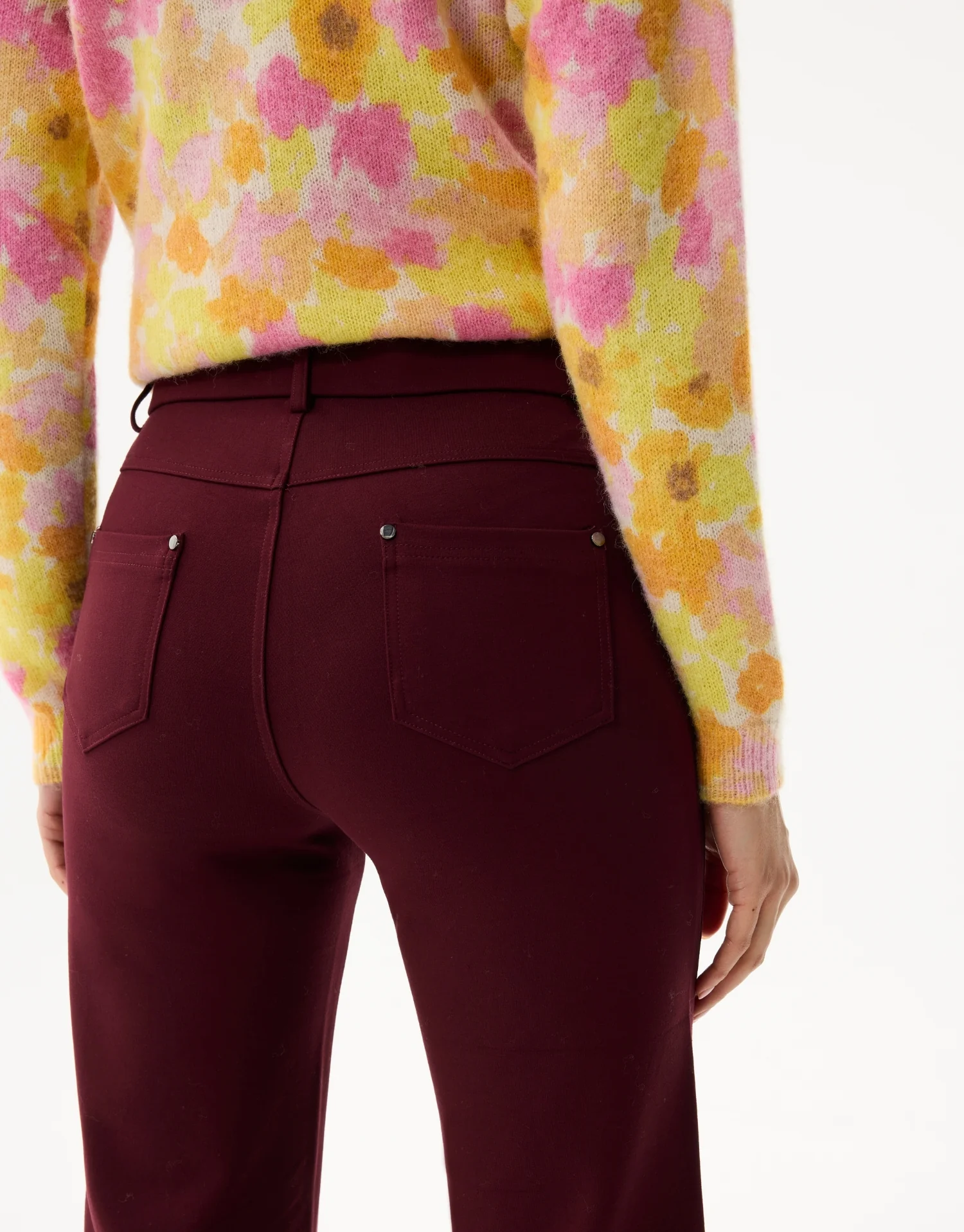 Pantalon droit extensible à taille mi-haute - Image 16