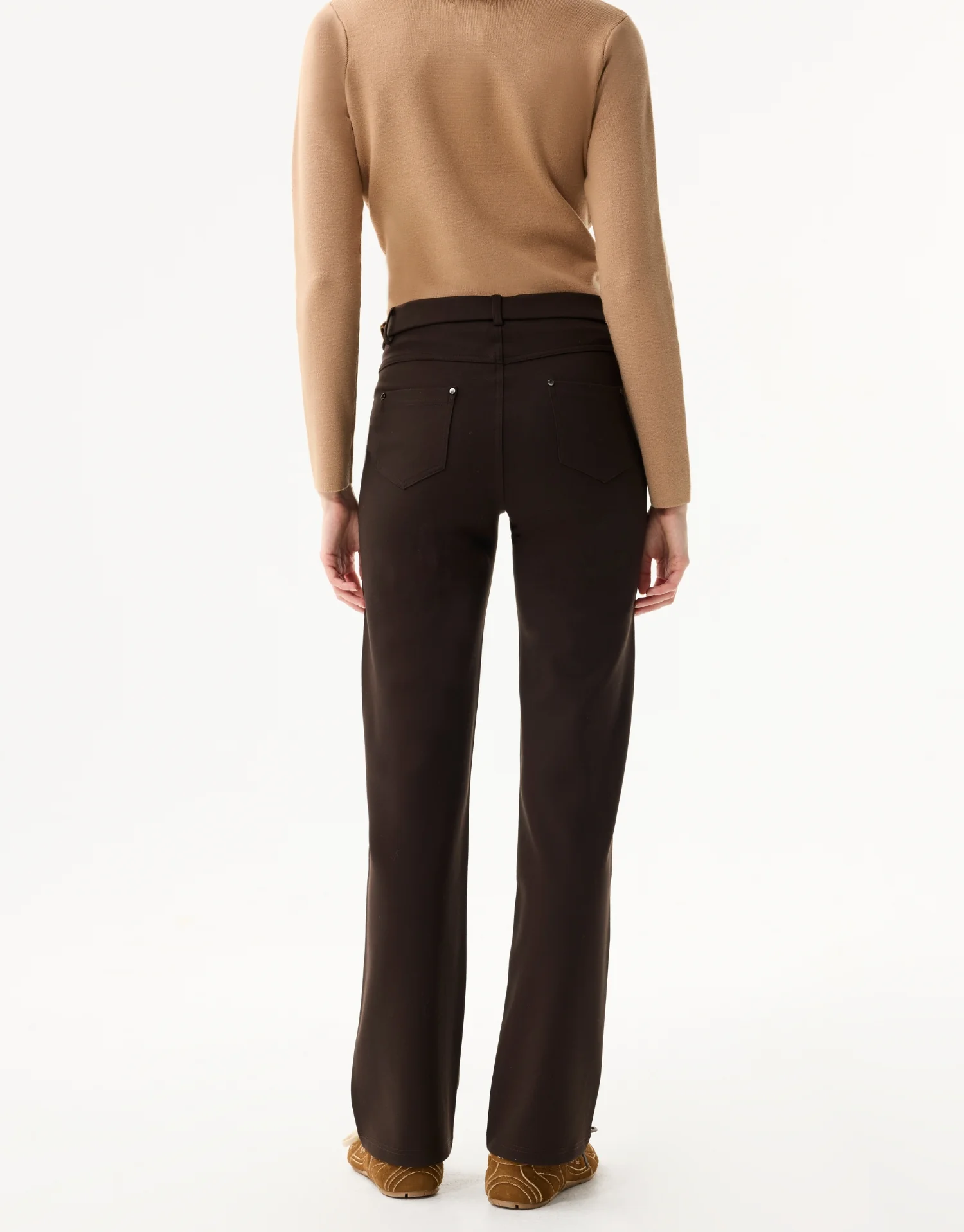 Pantalon droit extensible à taille mi-haute - Image 20