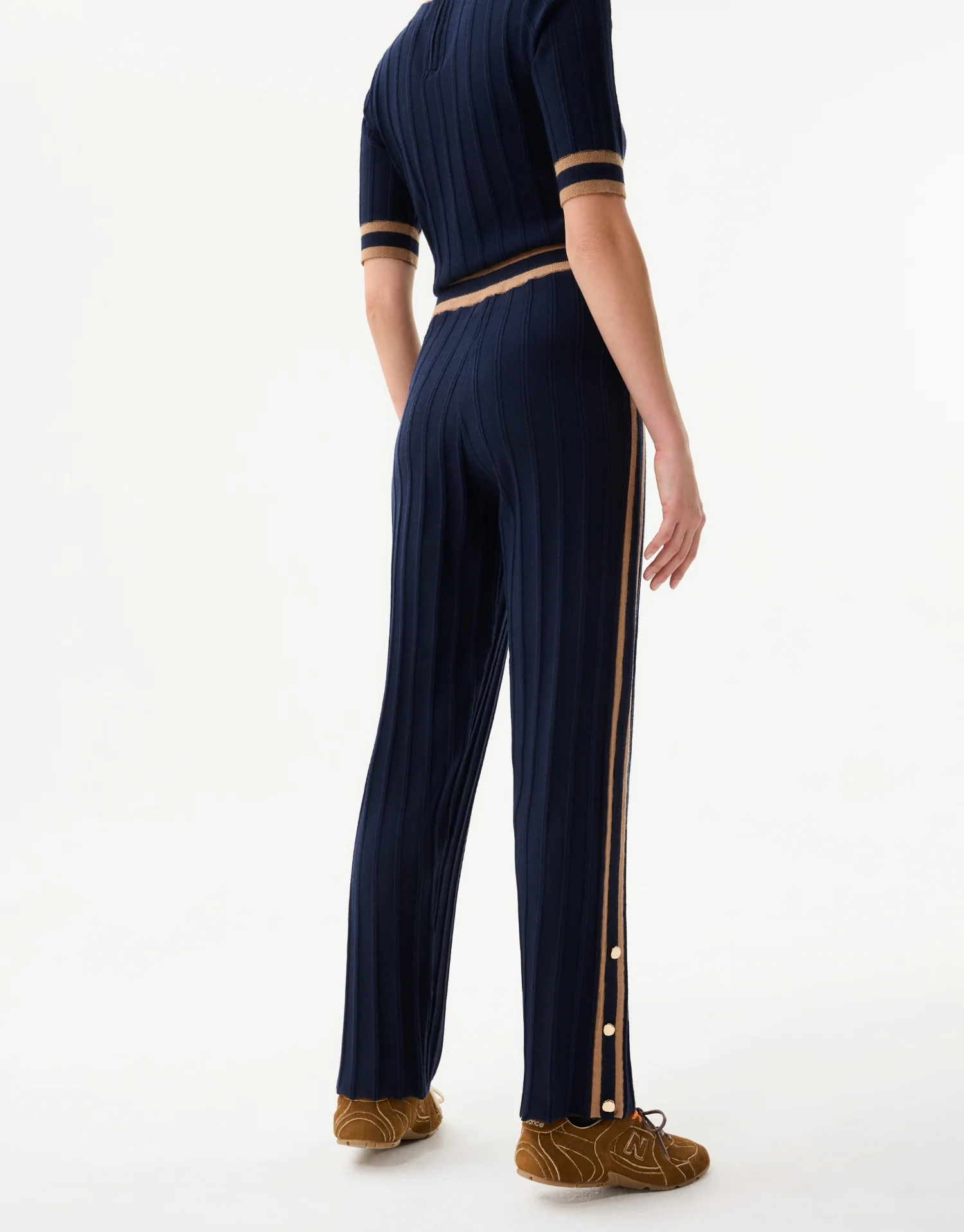 Pantalon en maille rayée - Image 4