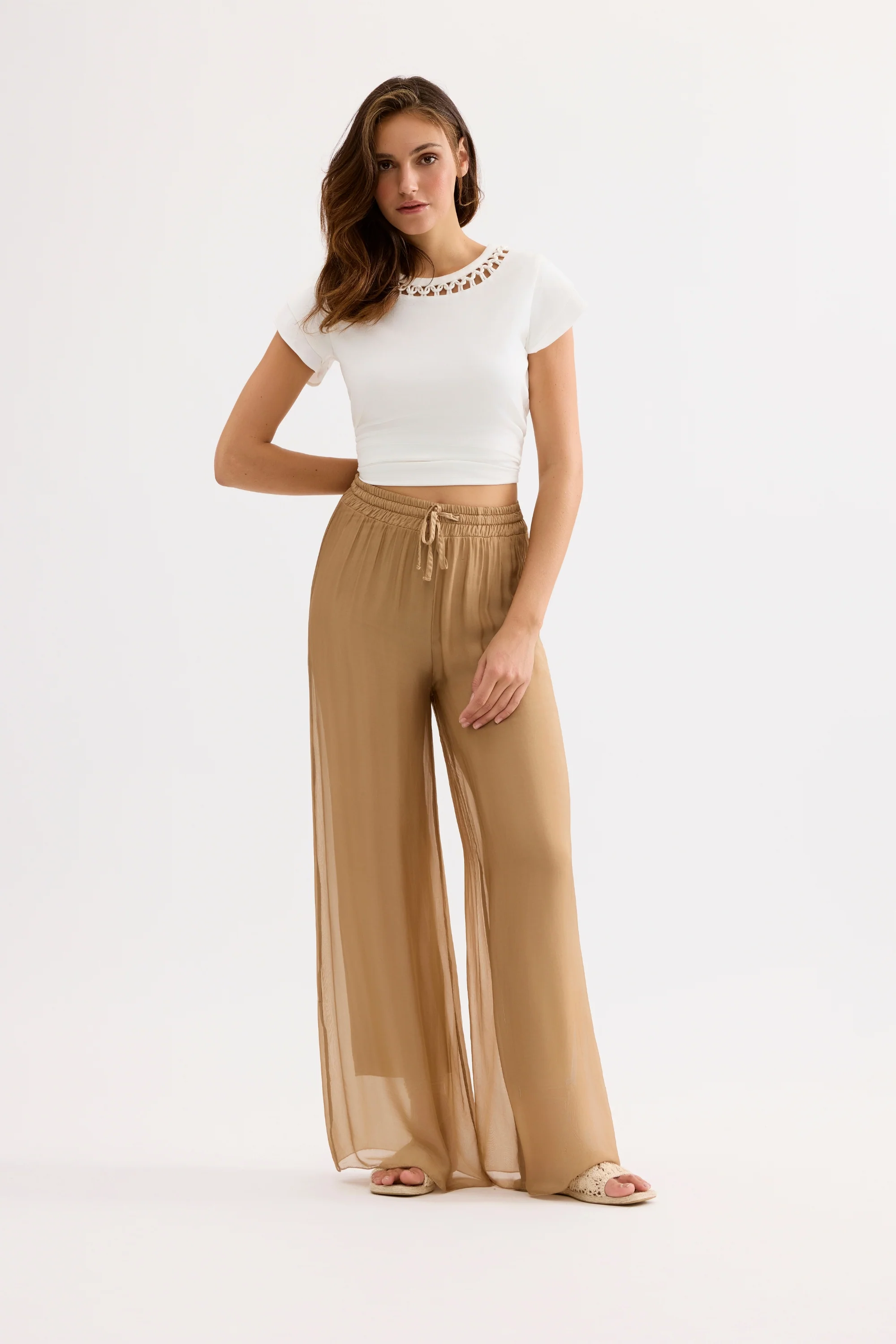 Pantalon fluide transparent - Image 5