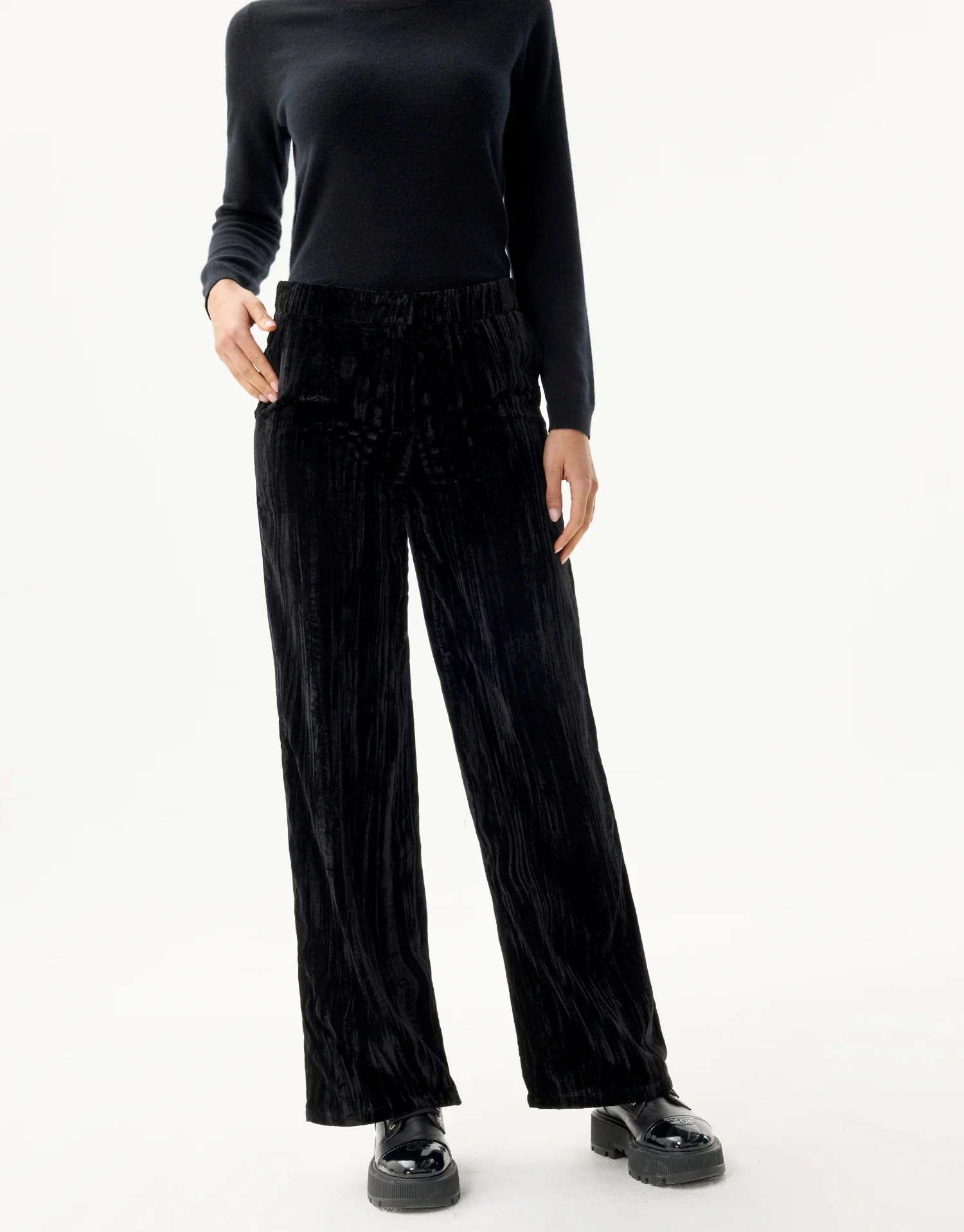 Pantalon large en velours - Image 3