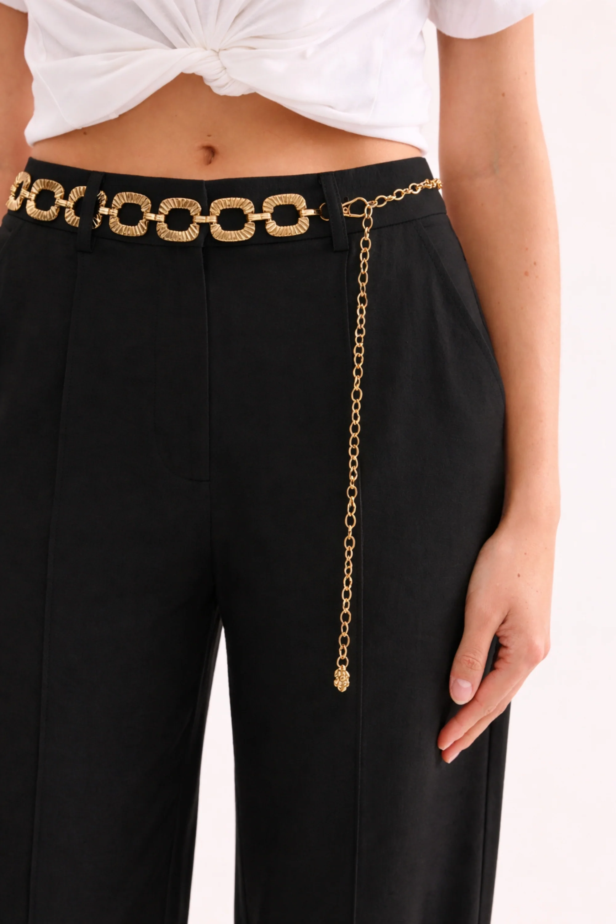 Pantalon large taille haute - Image 5