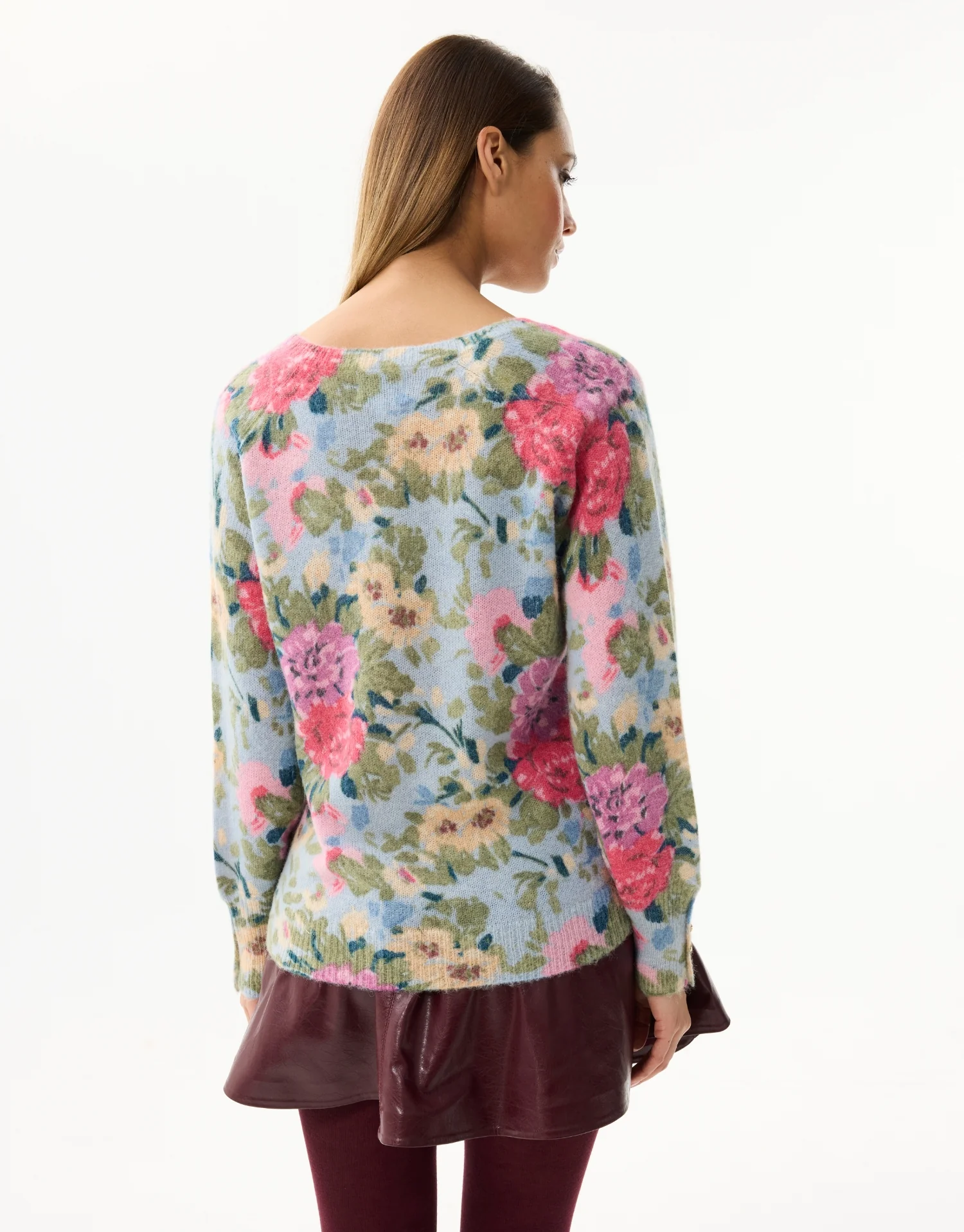 Pull à imprimé floral pastel - Image 5