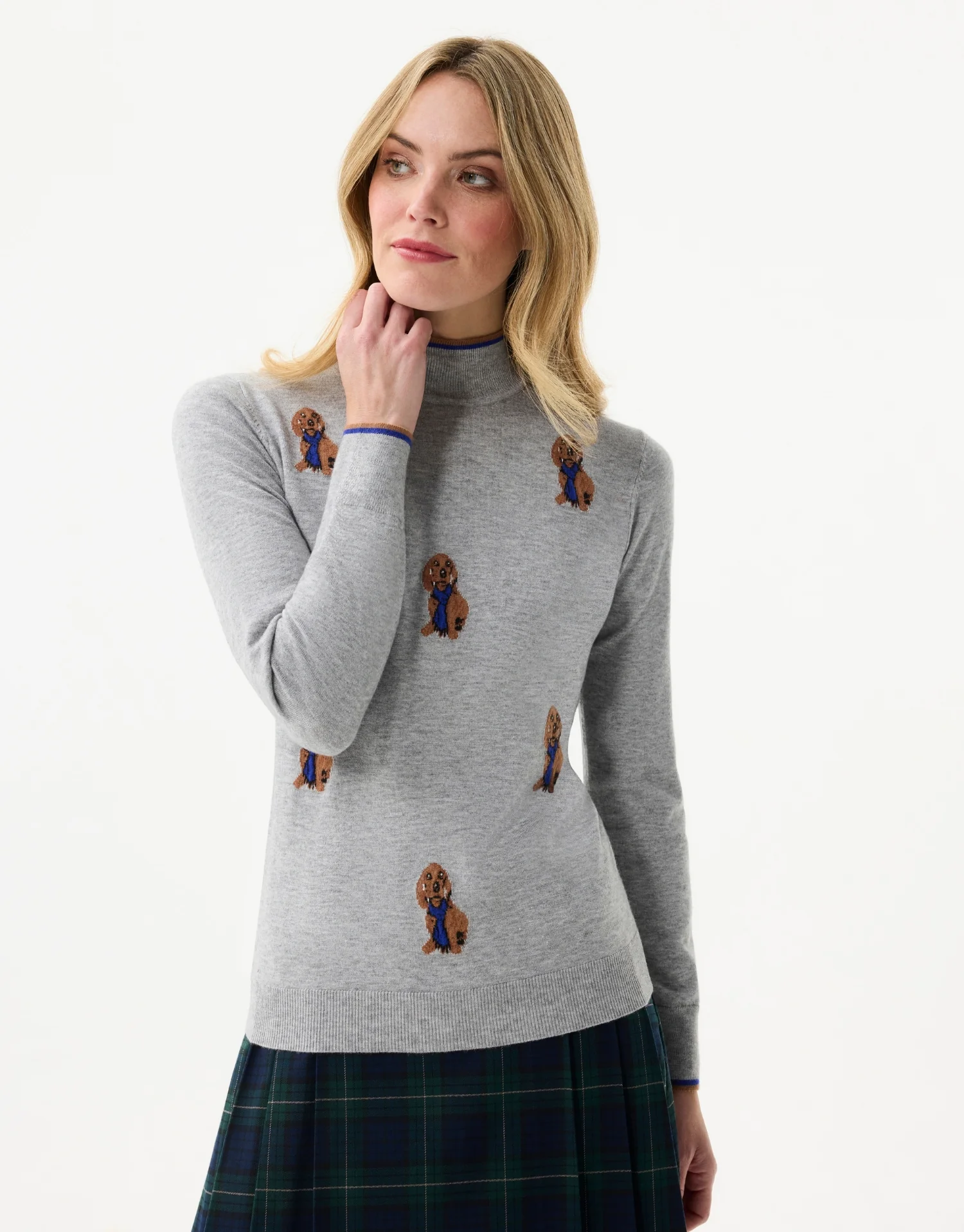 Pull chien brodé