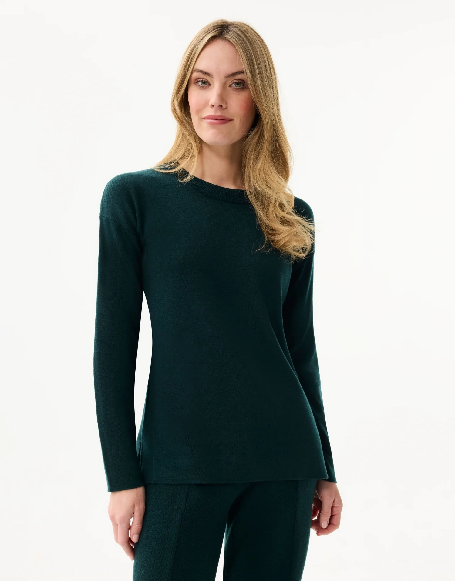 Pull col rond uni - Image 11