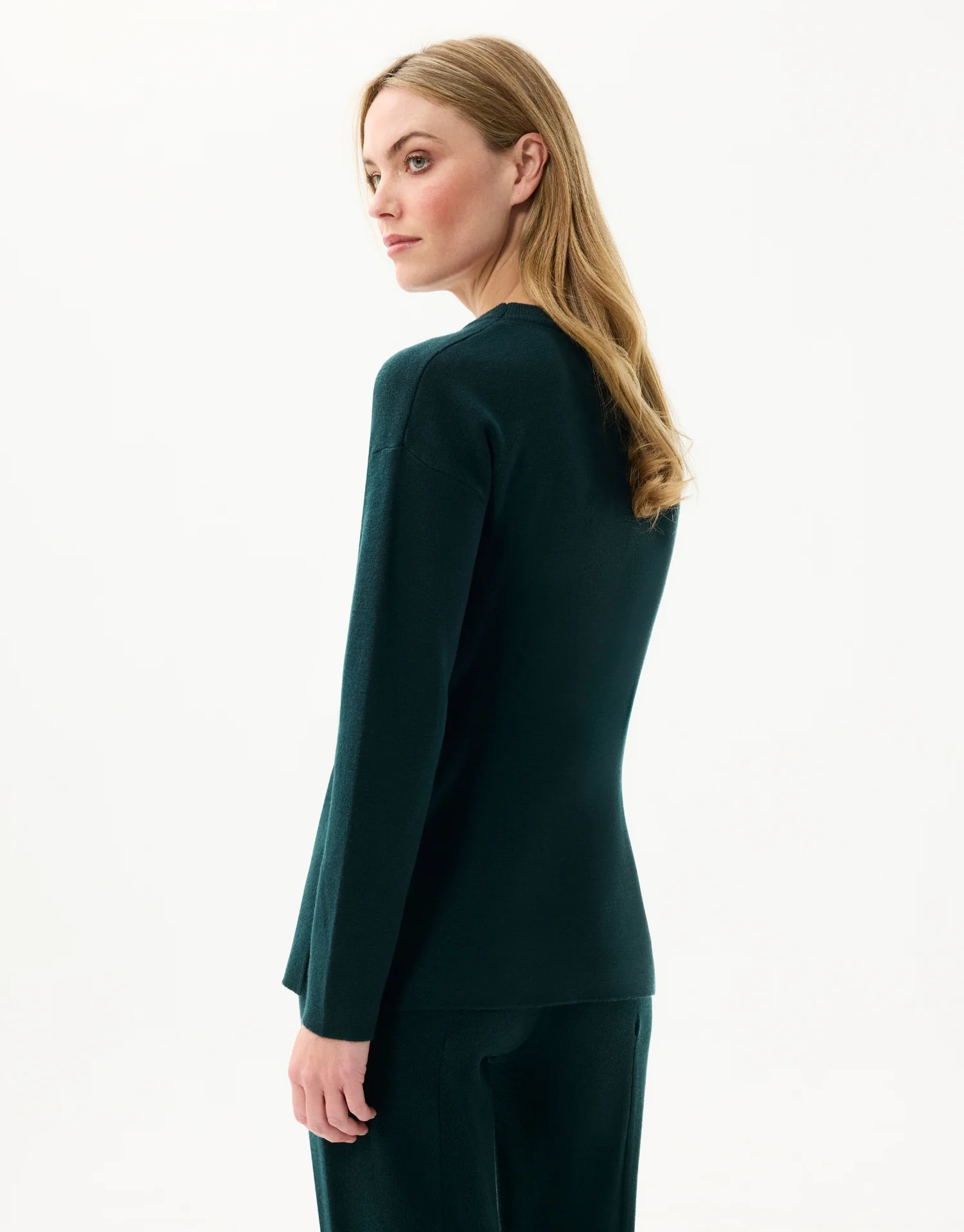 Pull col rond uni - Image 12