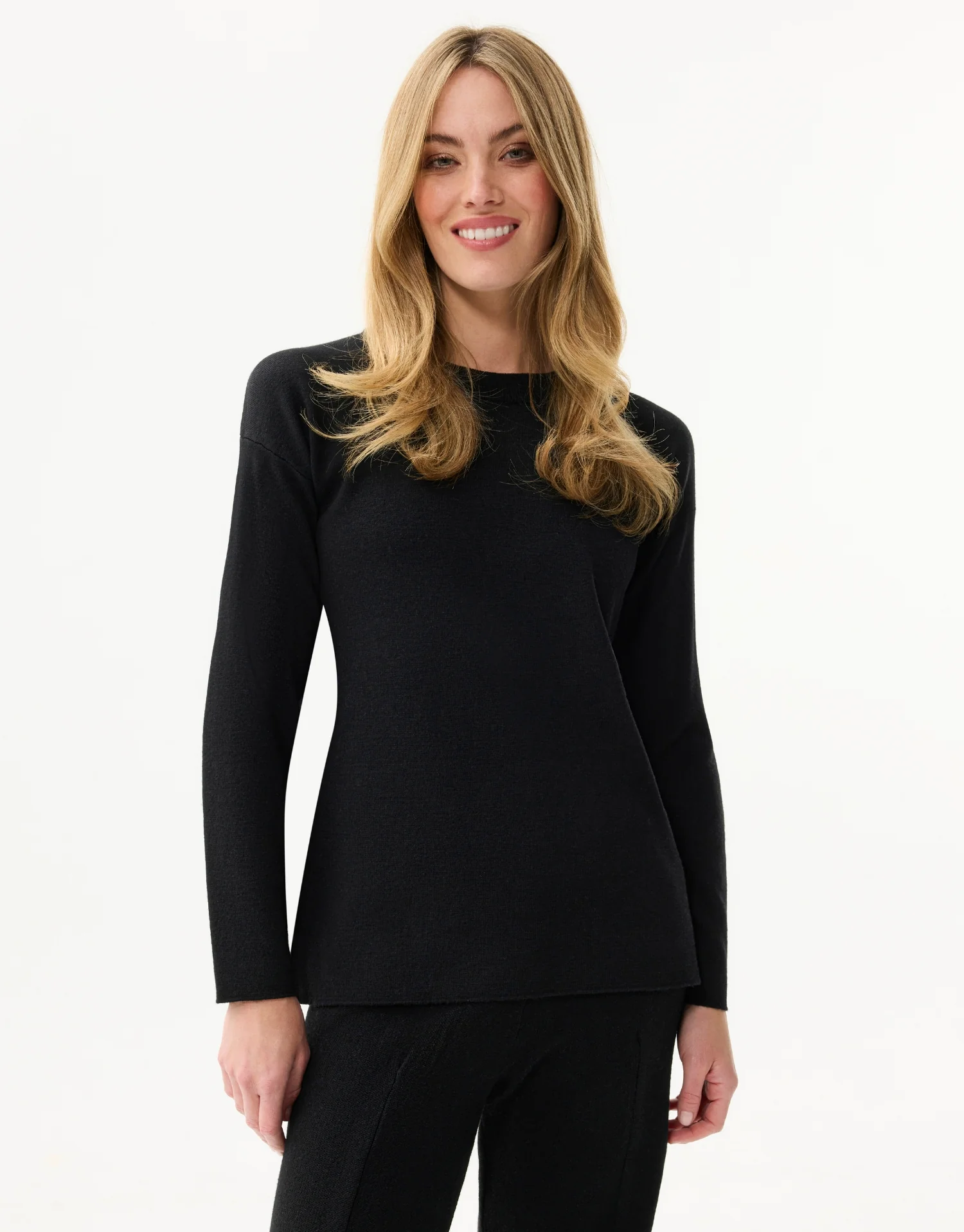 Pull col rond uni - Image 4
