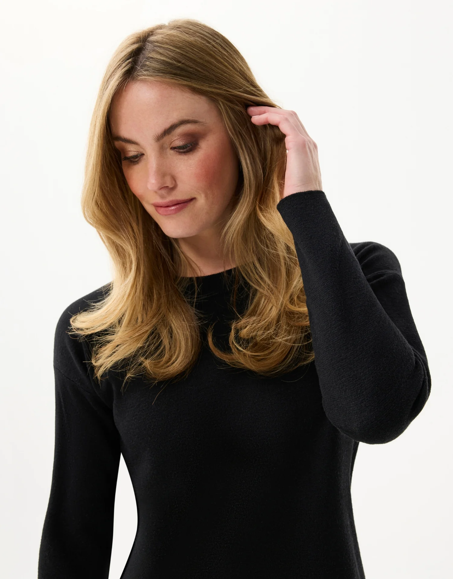 Pull col rond uni - Image 5
