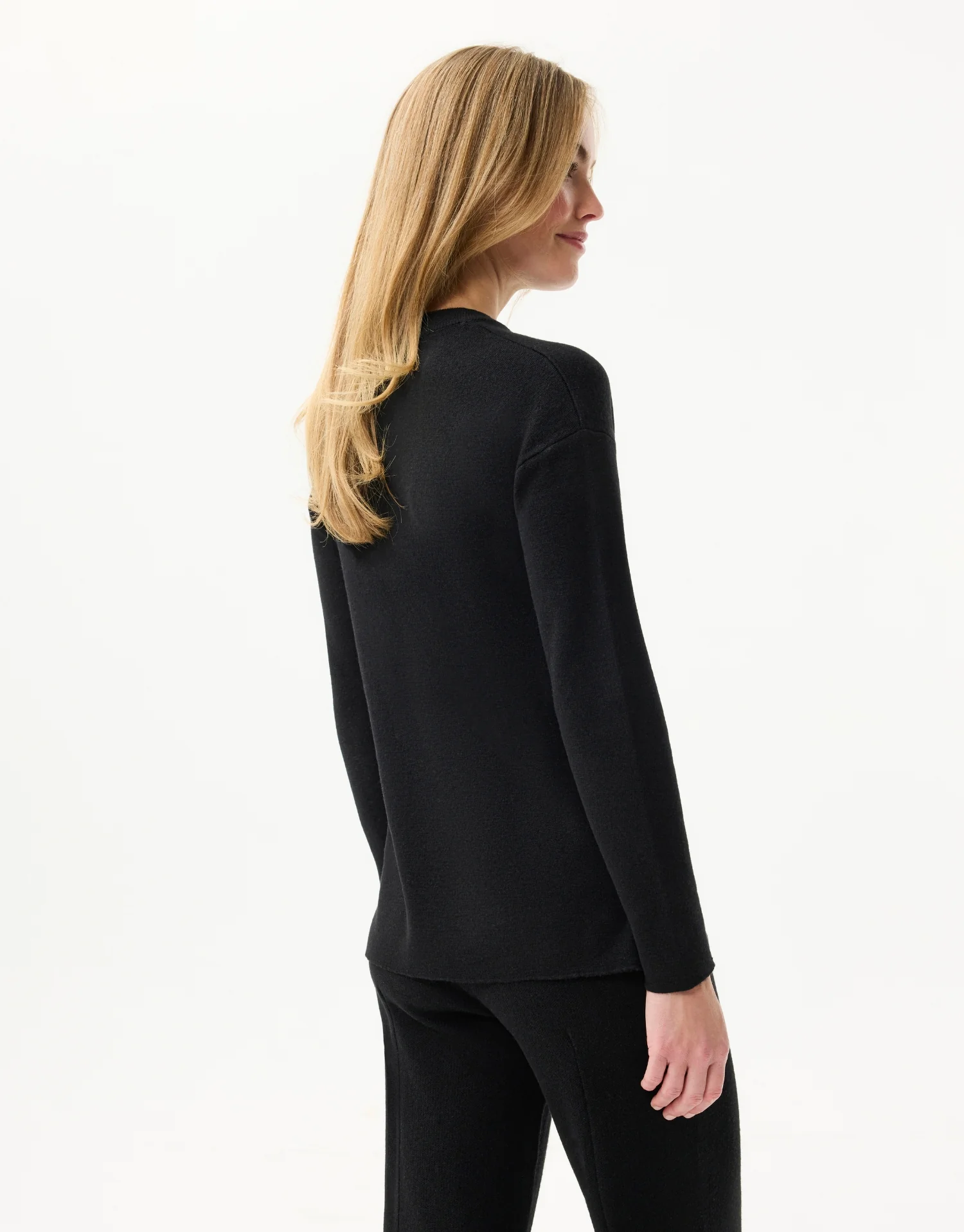 Pull col rond uni - Image 6
