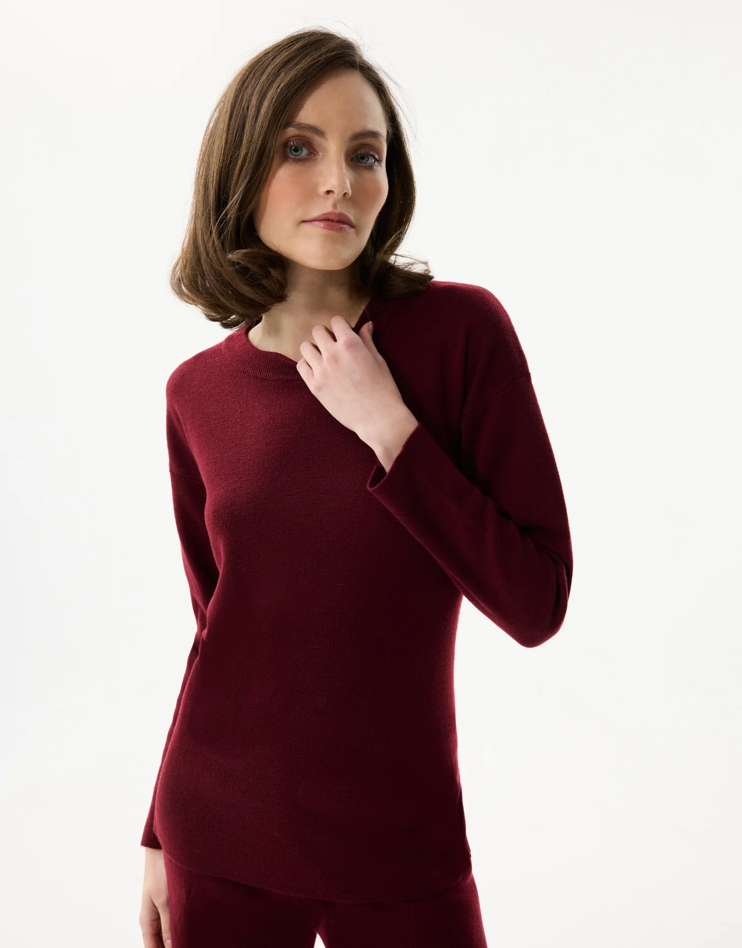 Pull col rond uni - Image 7