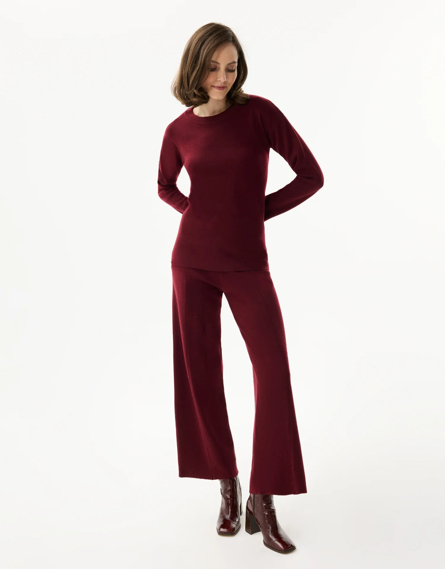 Pull col rond uni - Image 9