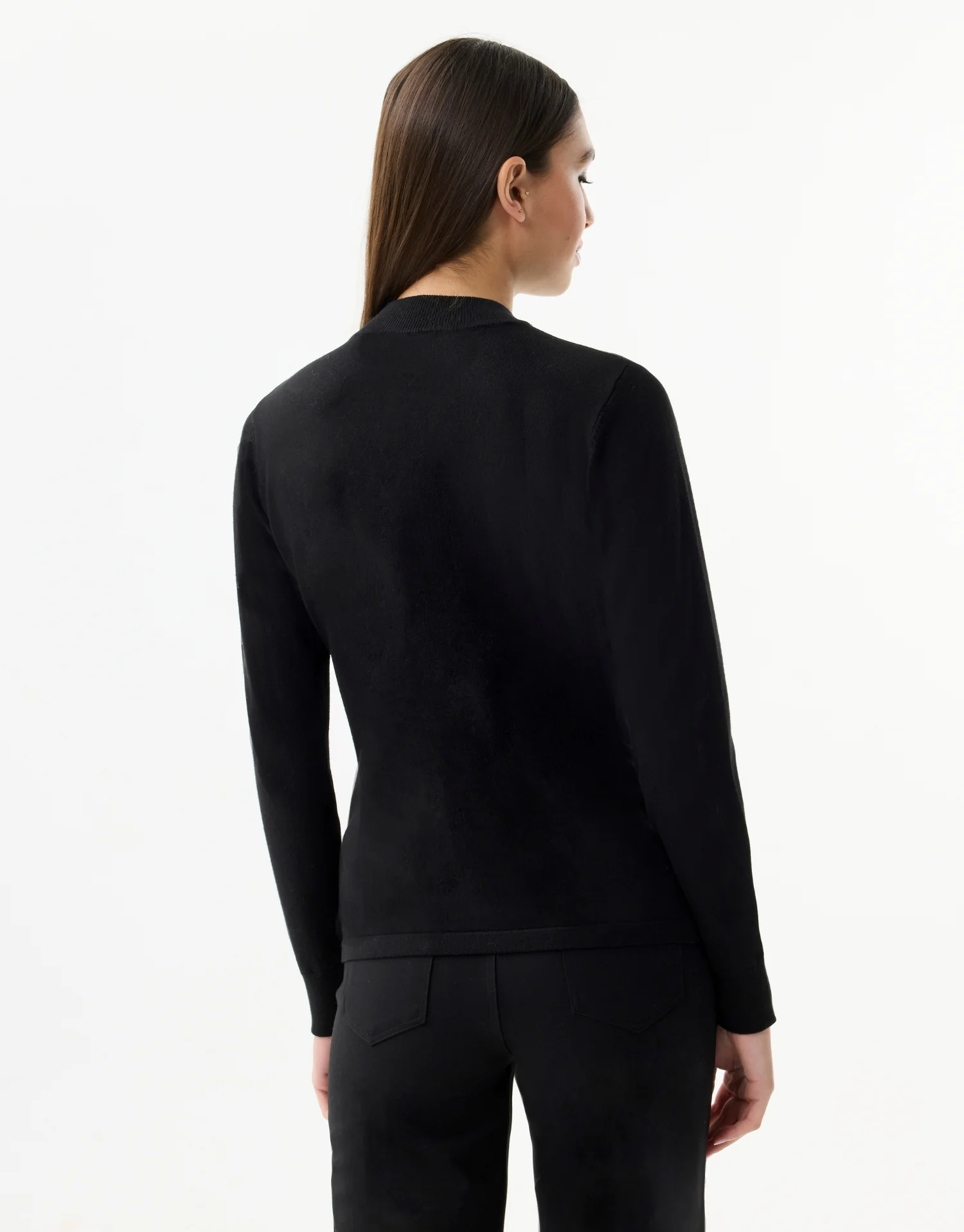 Pull en maille avec broderie nœud - Image 11