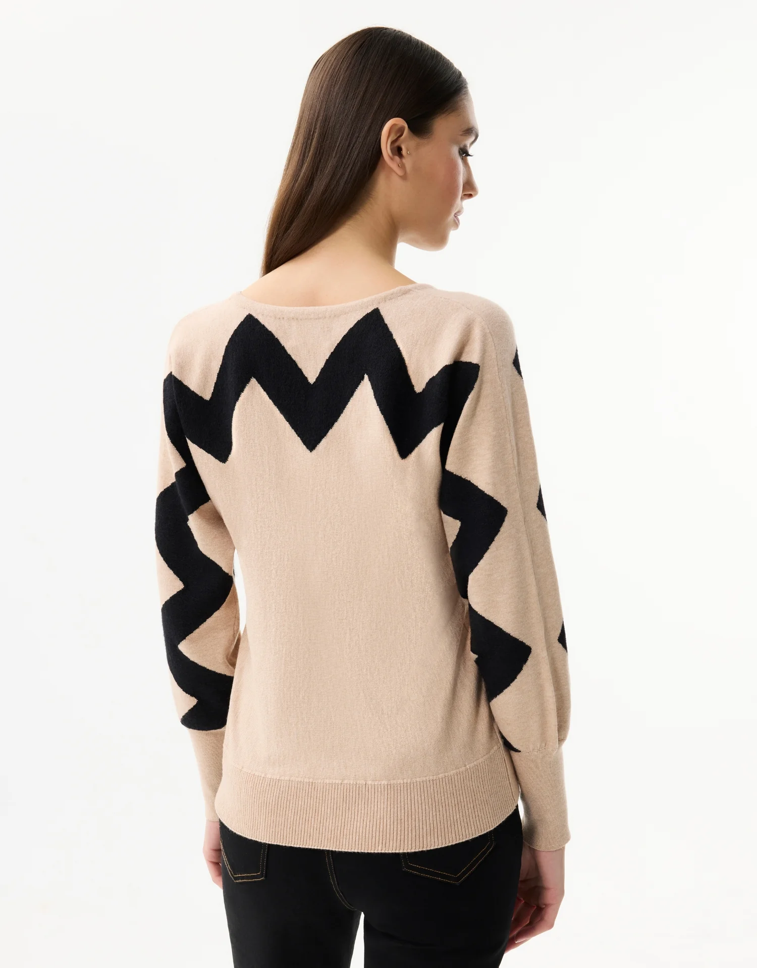 Pull manches contrastées - Image 3