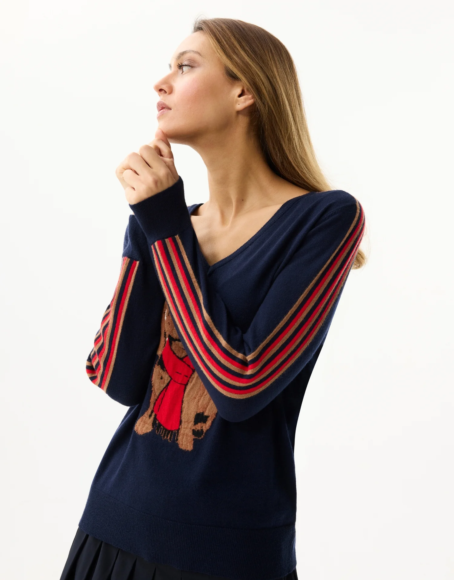 Pull col V chien - Image 4