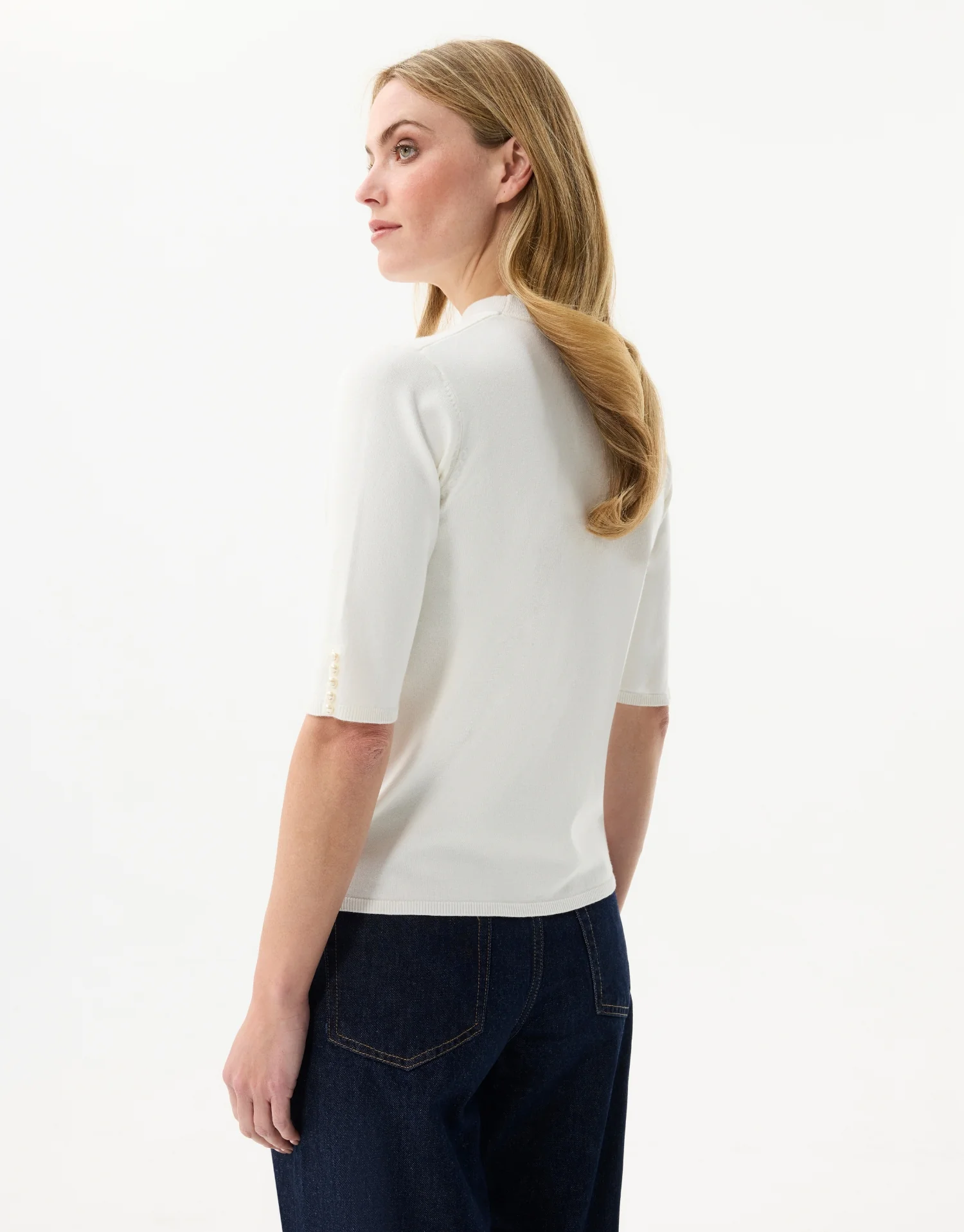 Pull perles fleur - Image 6