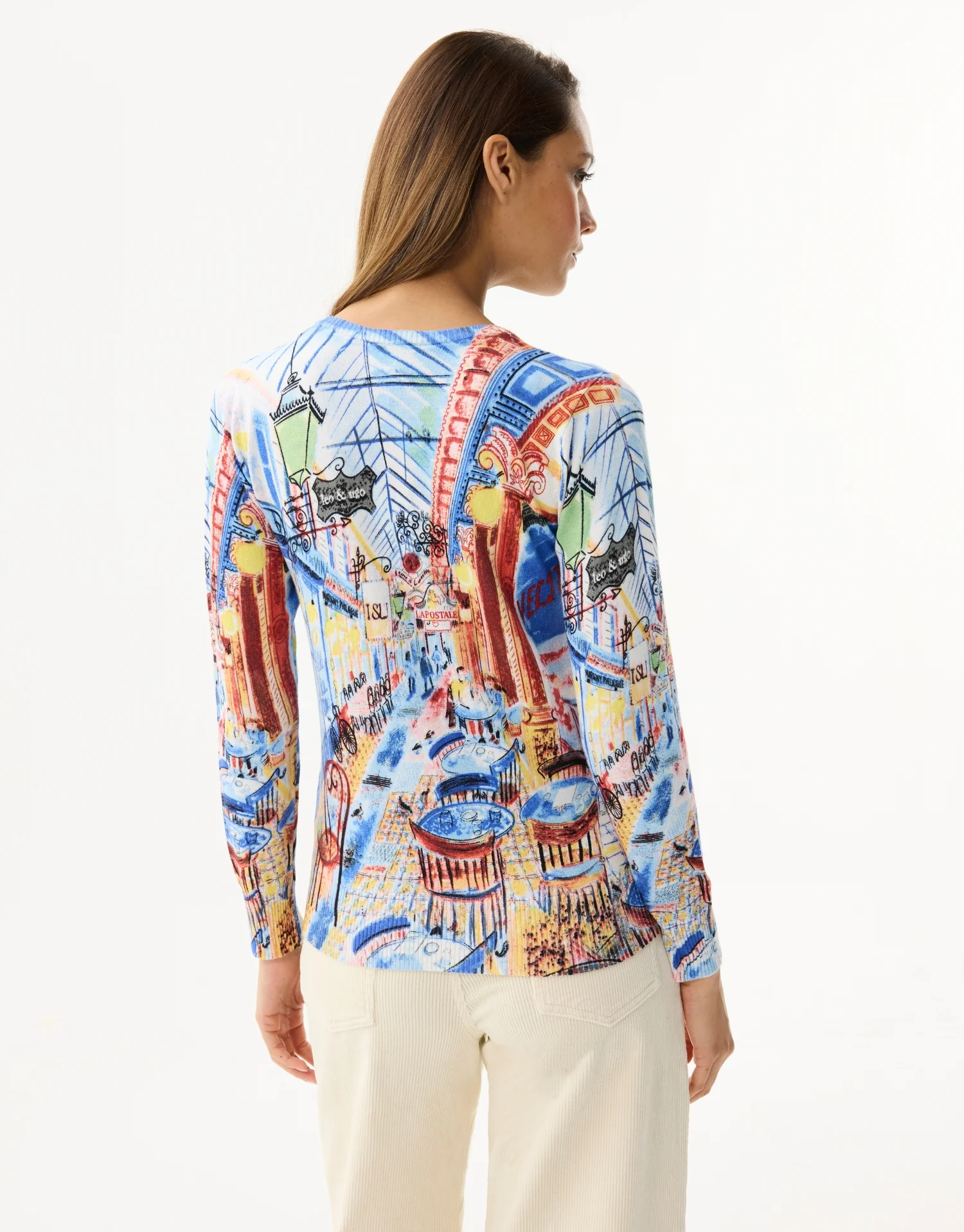 Pull imprimé multicolore - Image 3