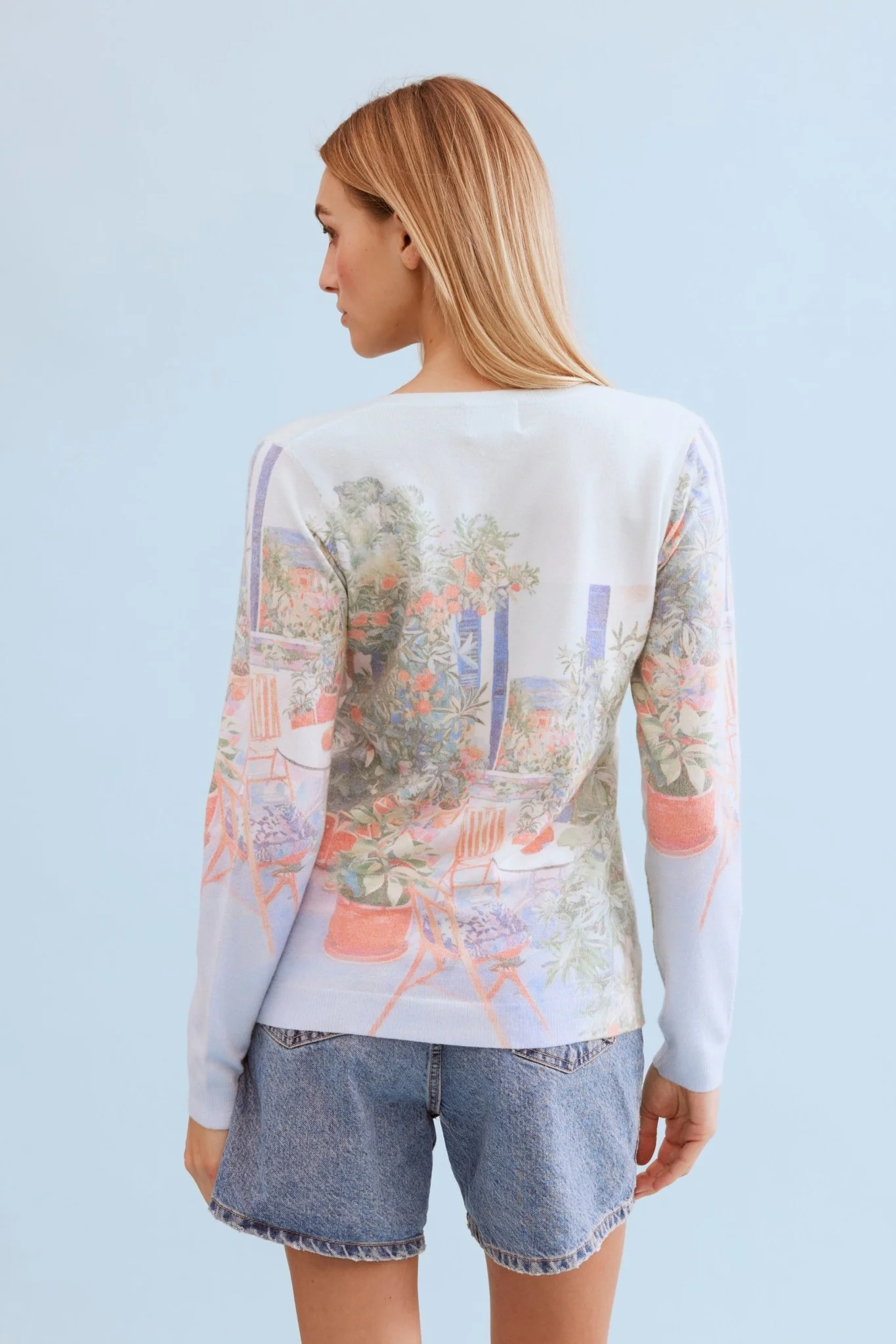 Pull imprimé paysage artistique - Image 3