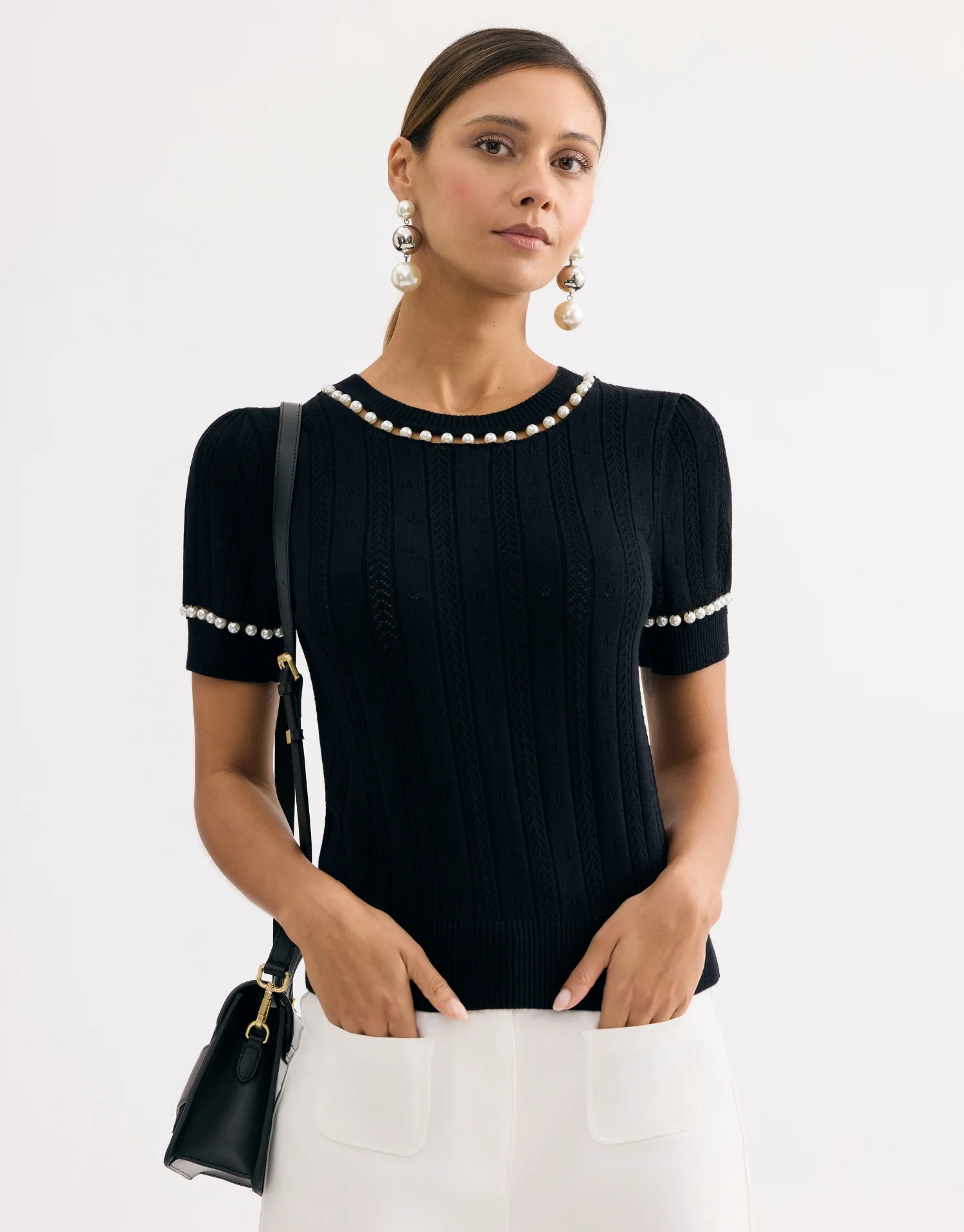 Pull maille perlé - Image 10