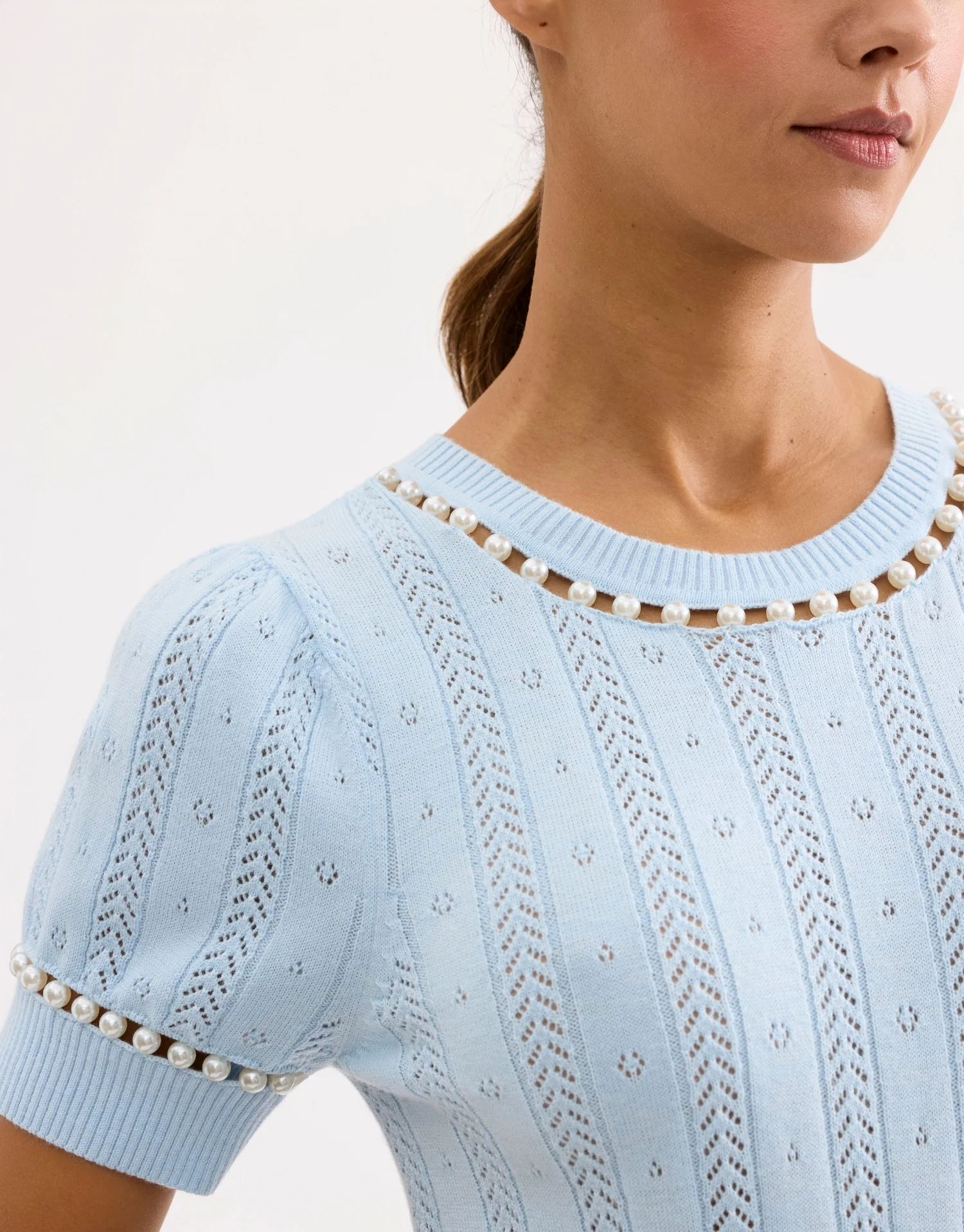 Pull maille perlé - Image 15