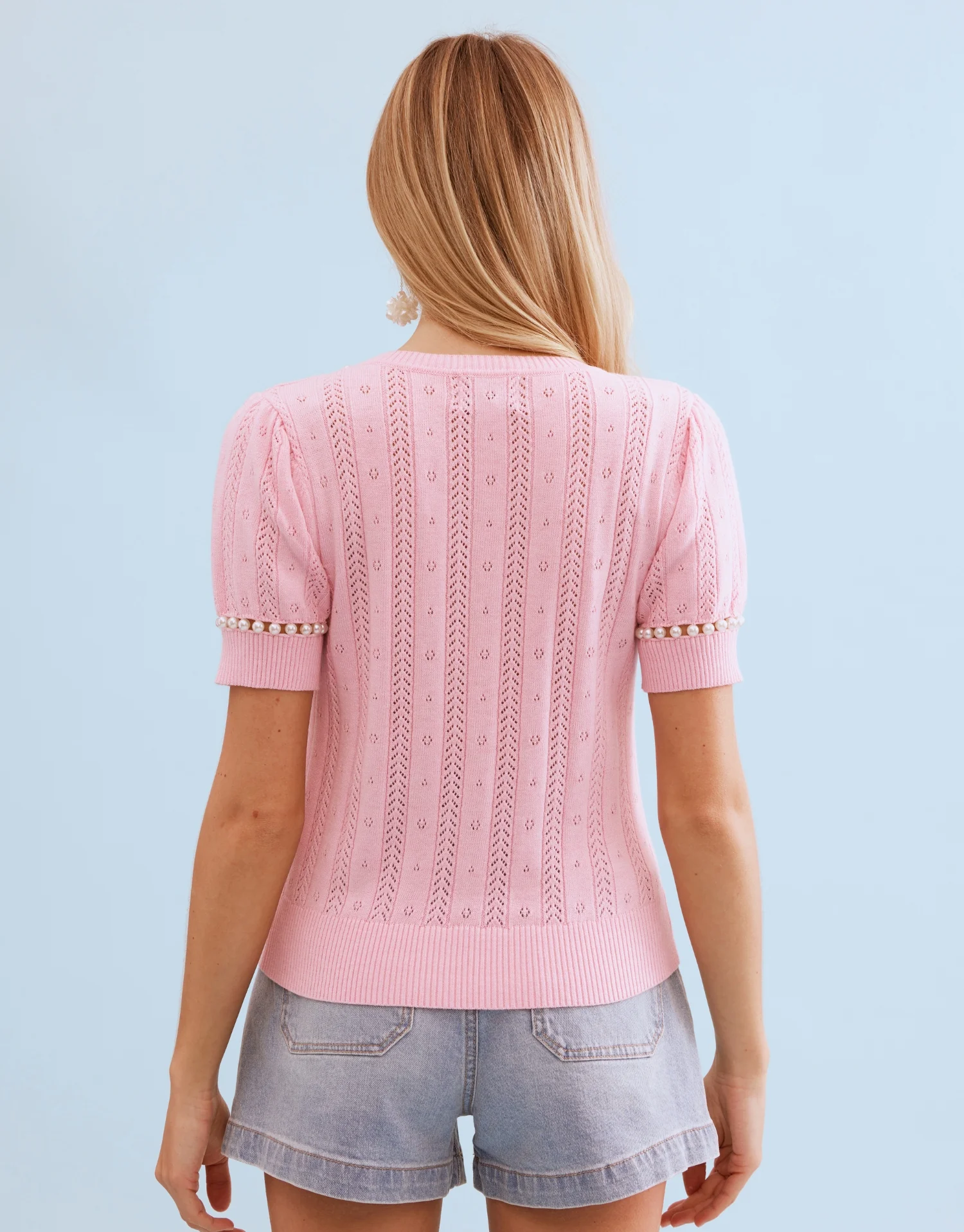 Pull maille perlé - Image 3