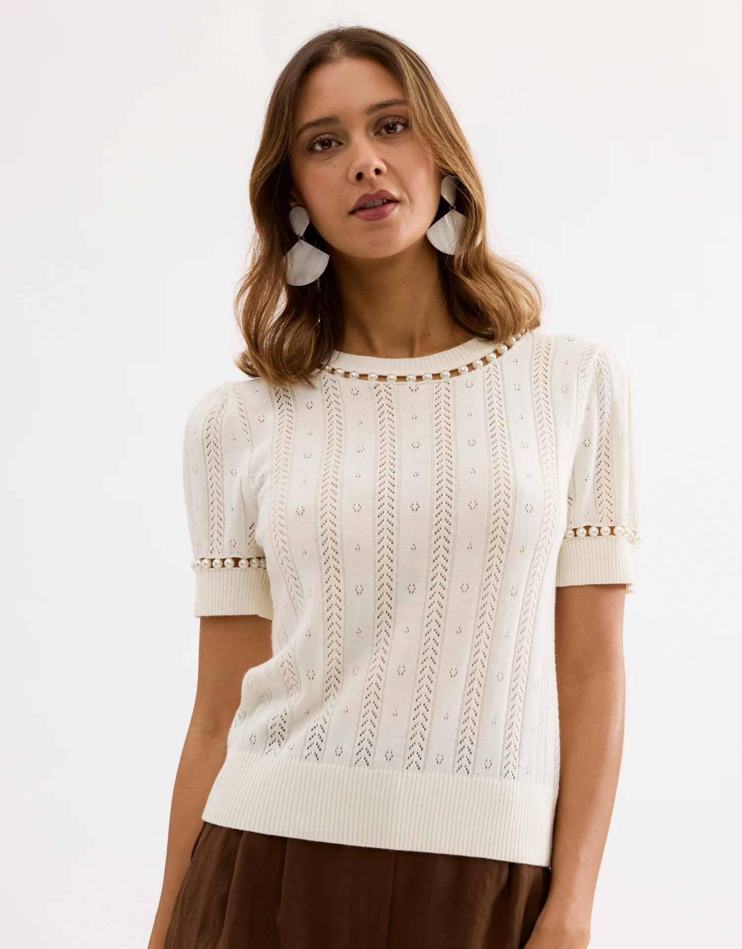 Pull maille perlé - Image 6