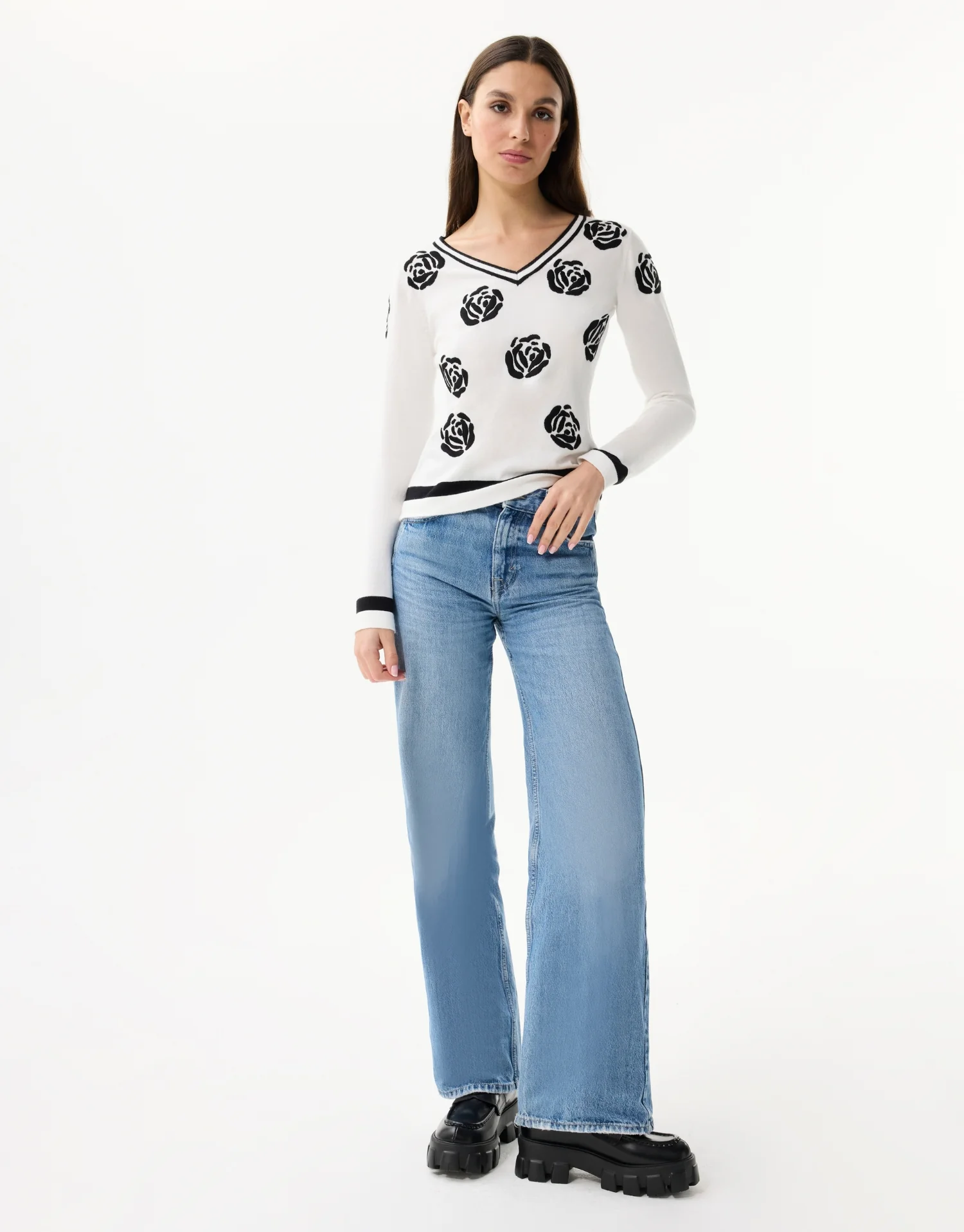 Pull motif fleurs - Image 11