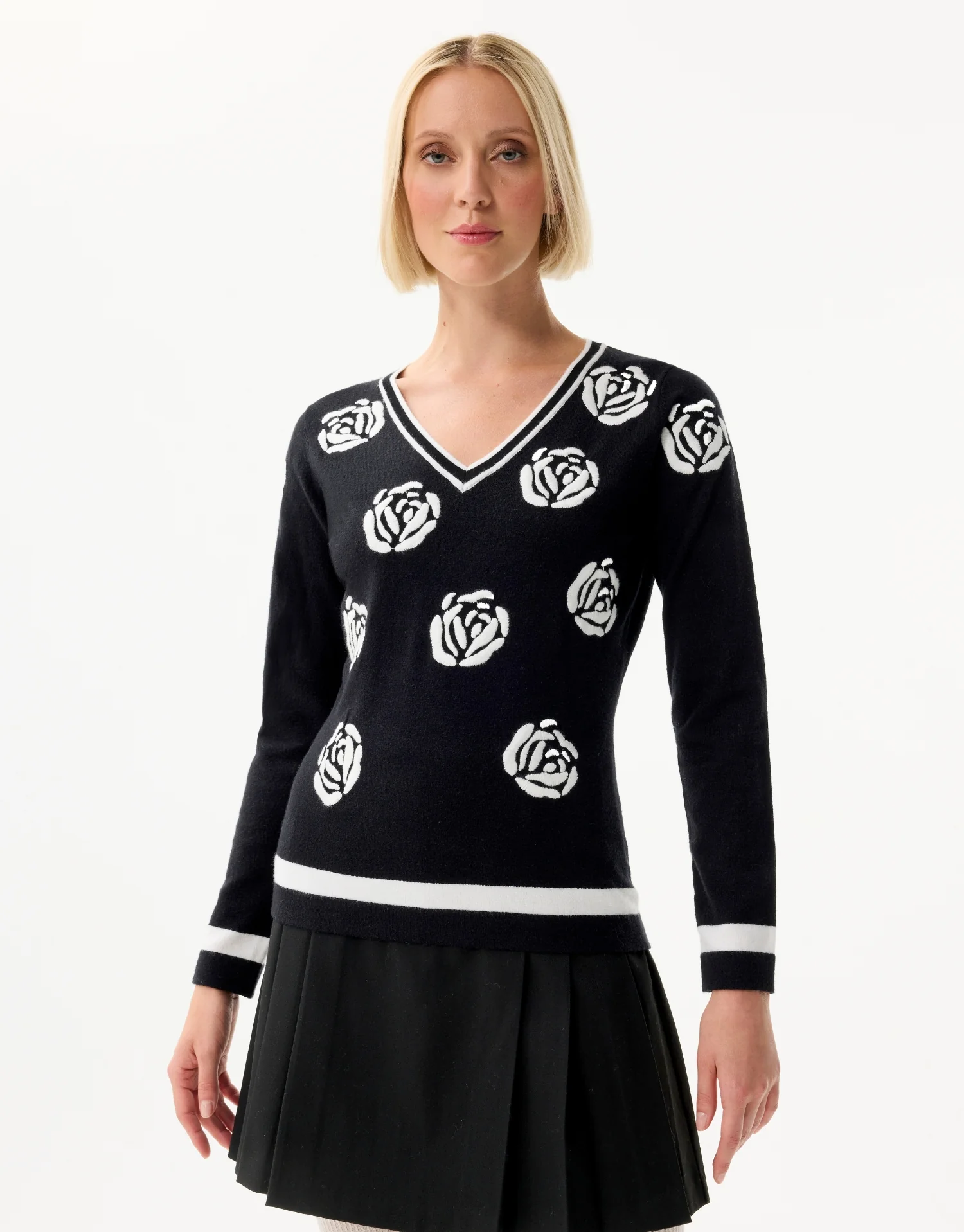 Pull motif fleurs - Image 4