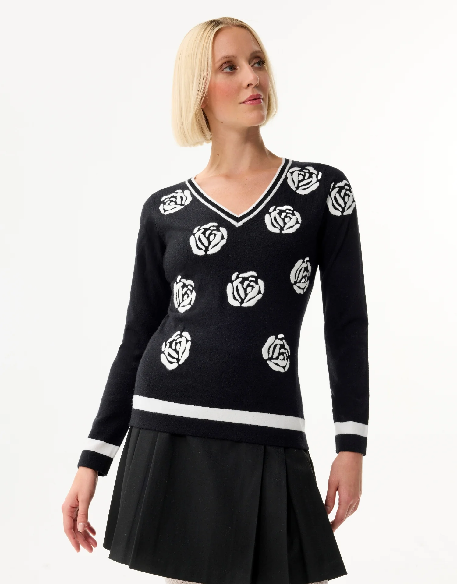 Pull motif fleurs - Image 6