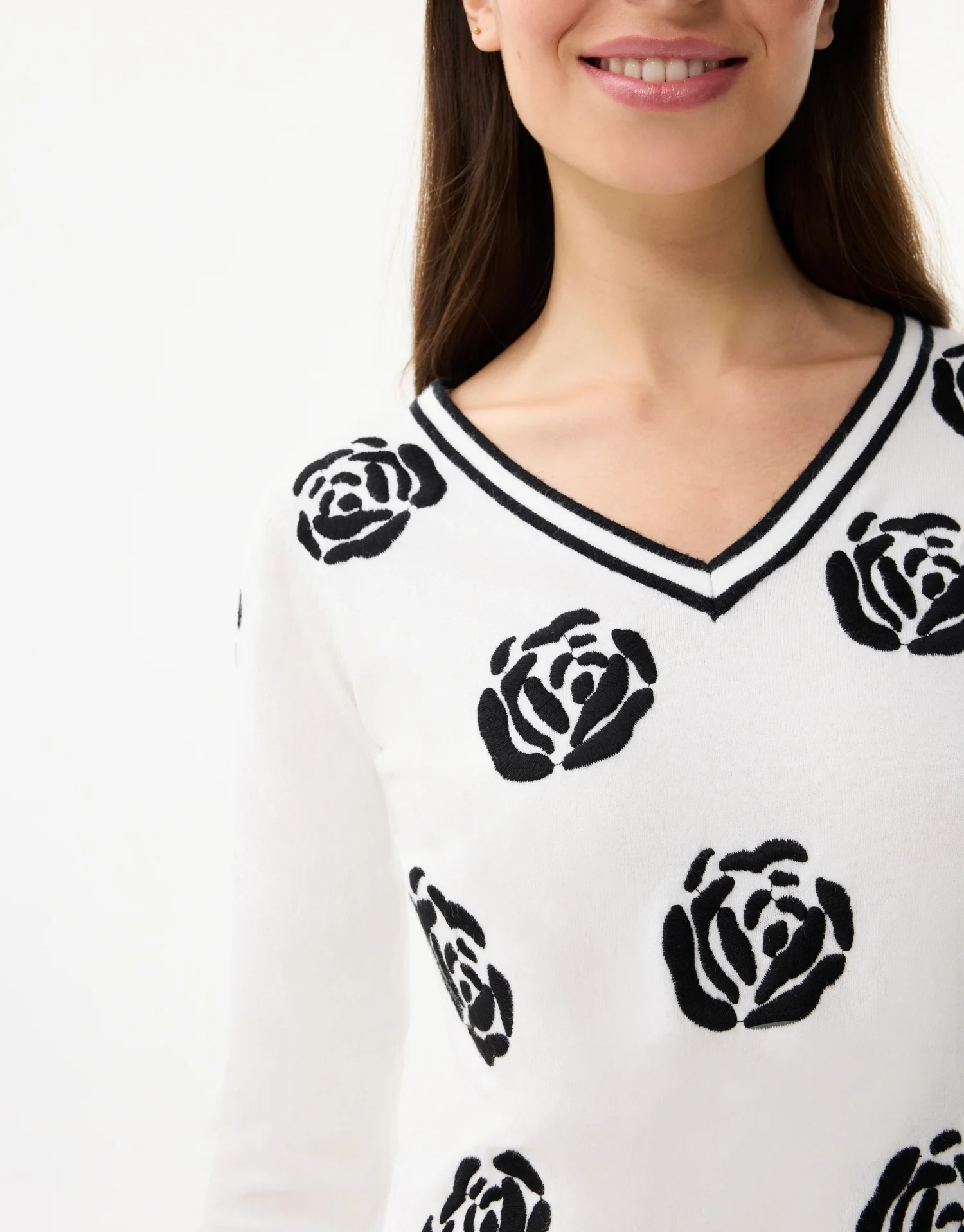 Pull motif fleurs - Image 9