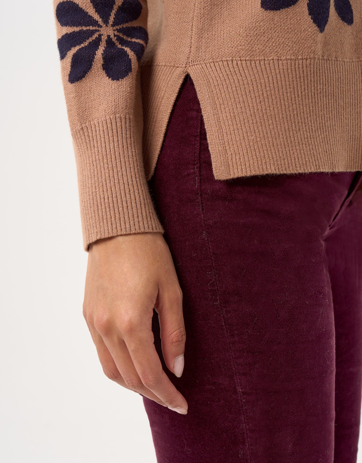 Pull motif fleurs multicolores - Image 3